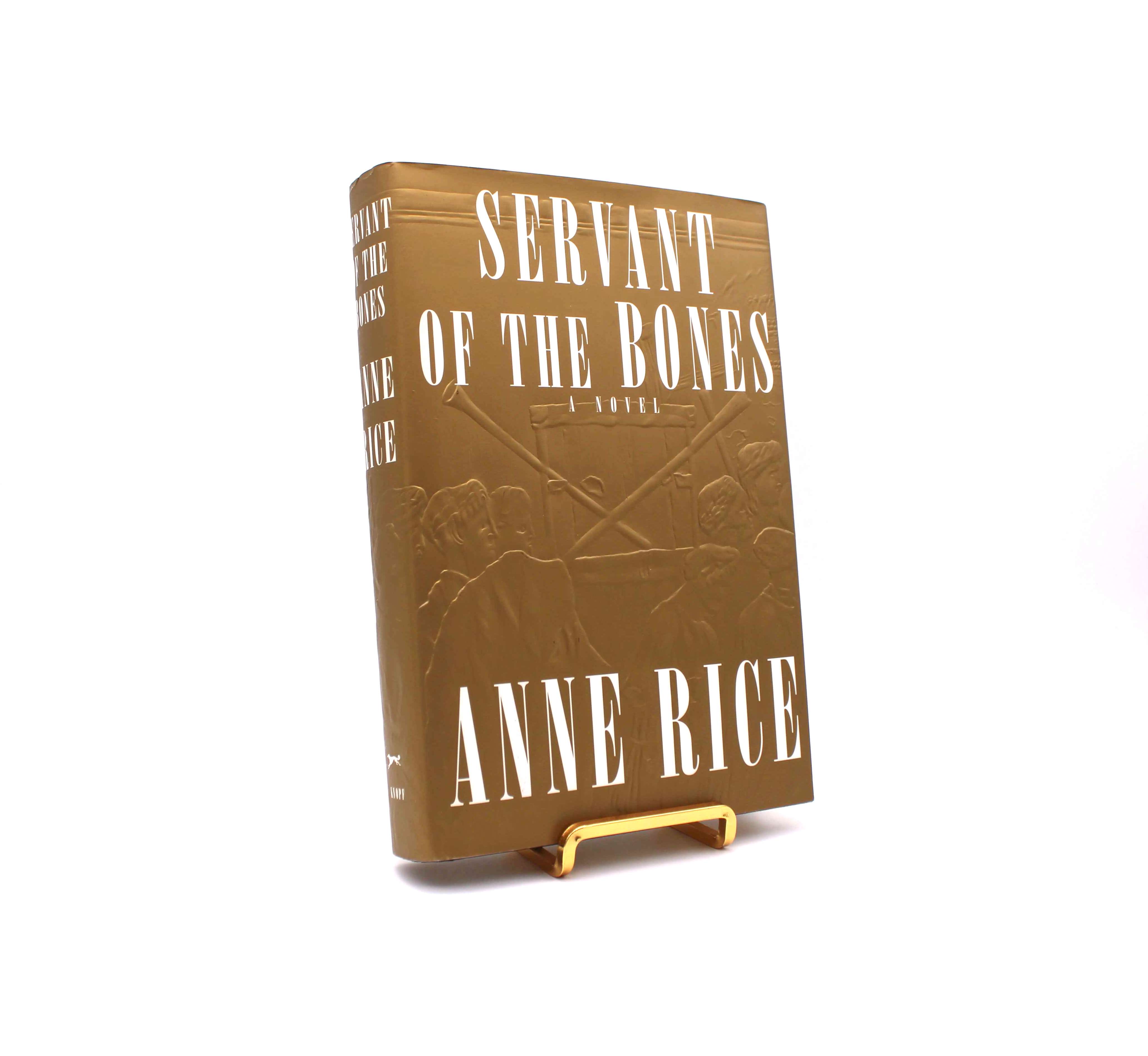 Servant of the Bones. Inscribed by Anne Rice. First Edition, First Printing. Knopf. New York, 1996.