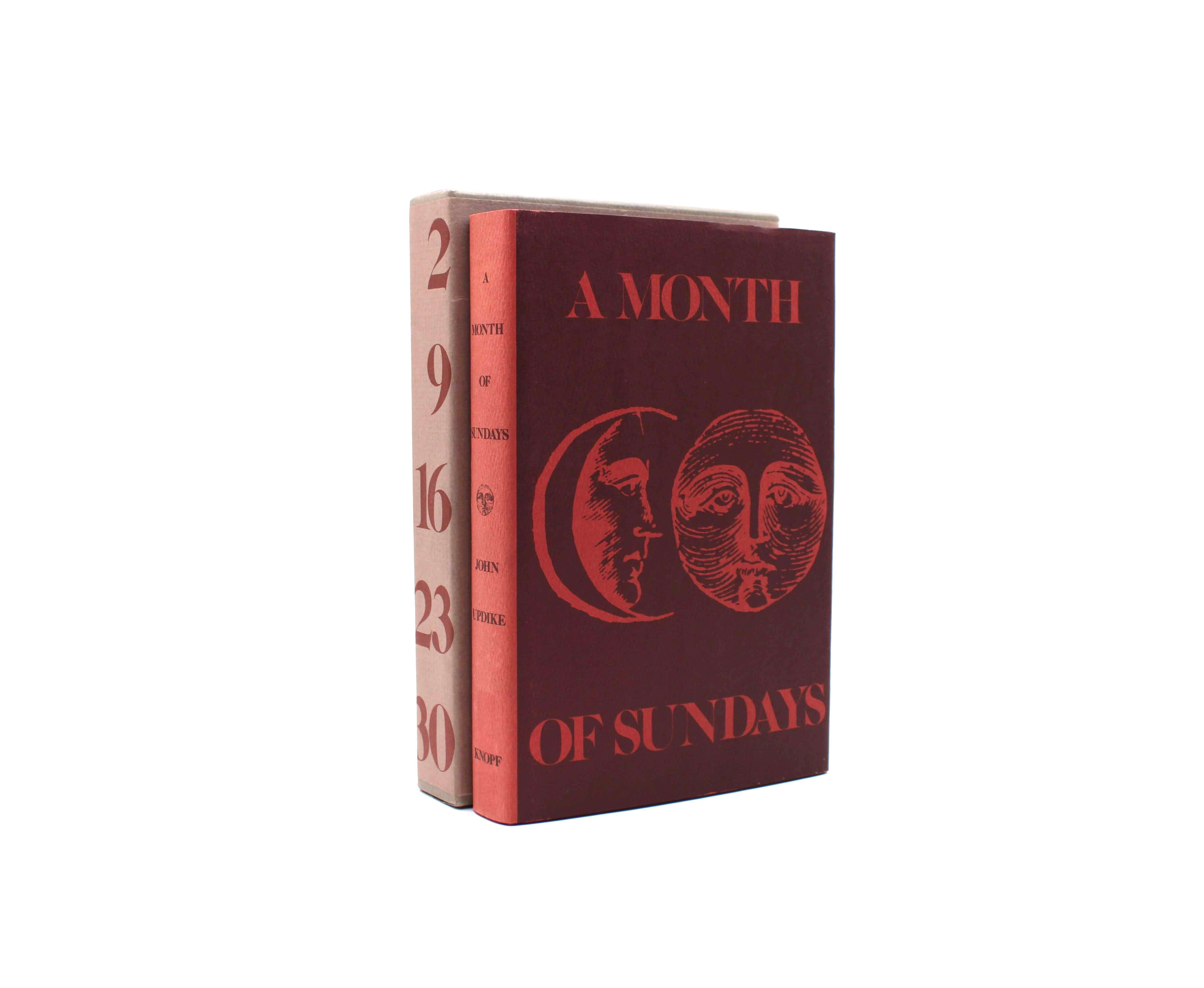 A Month of Sundays. Signed by John Updike. Signed Limited First Edition. Knopf. New York, 1975.