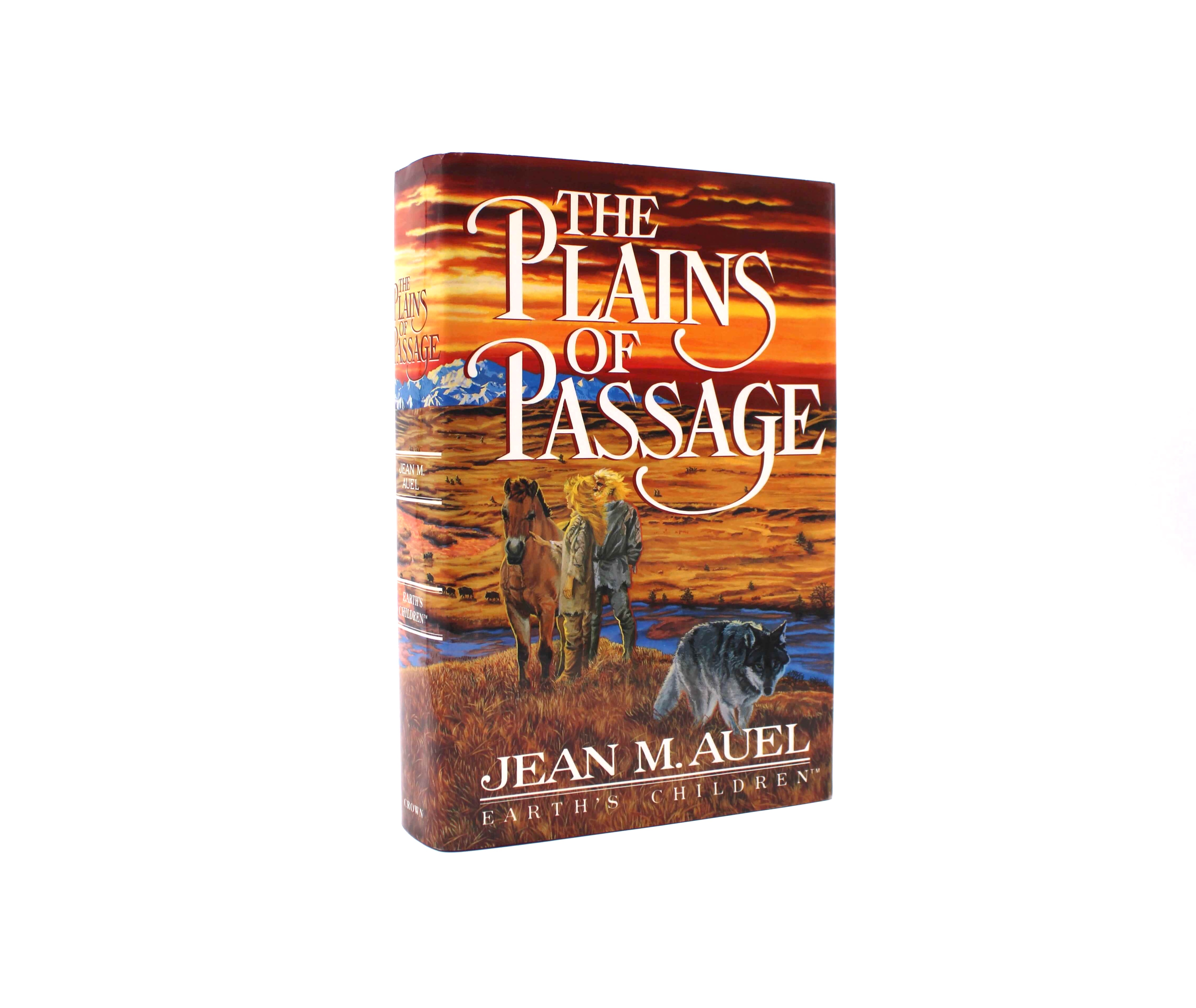 The Plains of Passage. Inscribed by Jean M. Auel. First Edition, First Printing. Crown. New York, 1990.