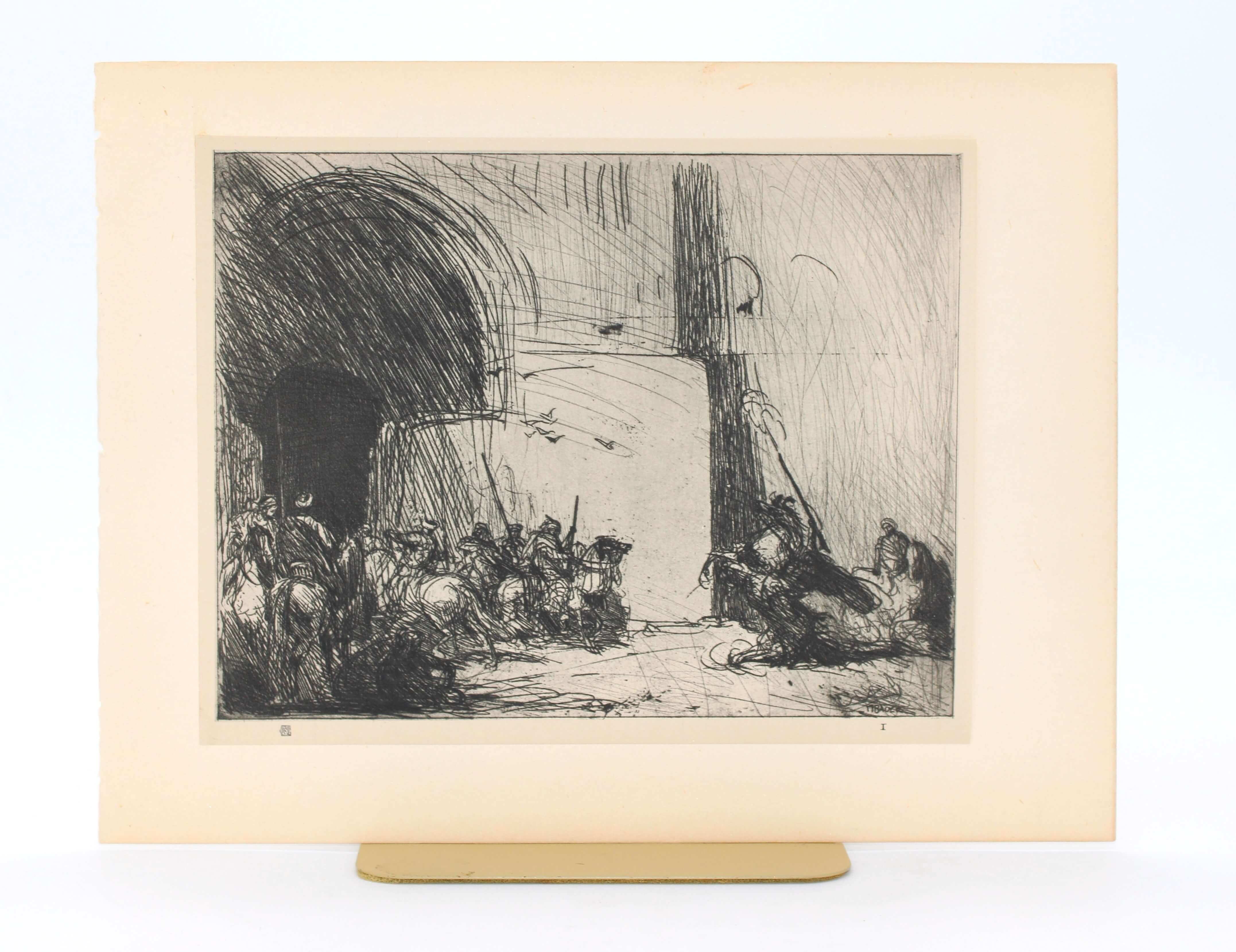 Etching Prints. By Marius Bauer. From the Modern Masters of Etchings No. 8. The Studio. London, 1926.