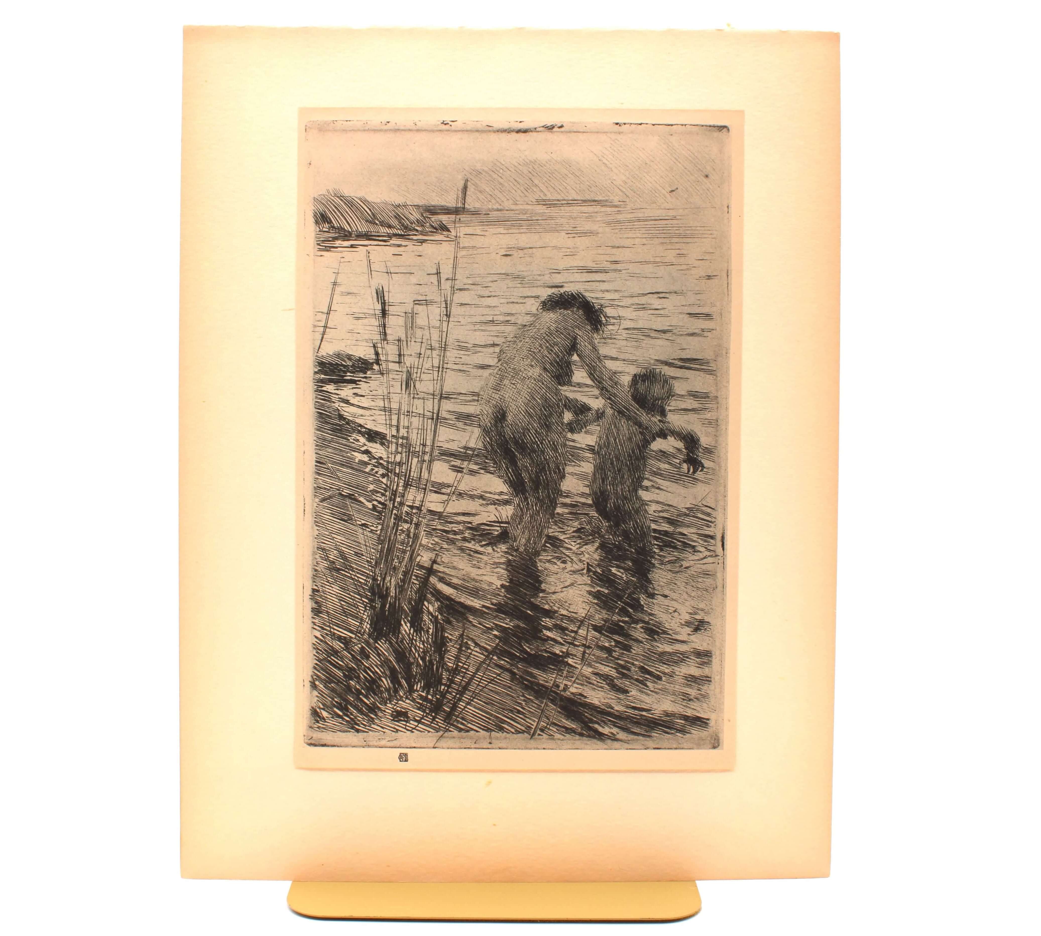 Etching Prints. By Anders Zorn. From the Modern Masters of Etchings No. 3. The Studio. London, 1925.