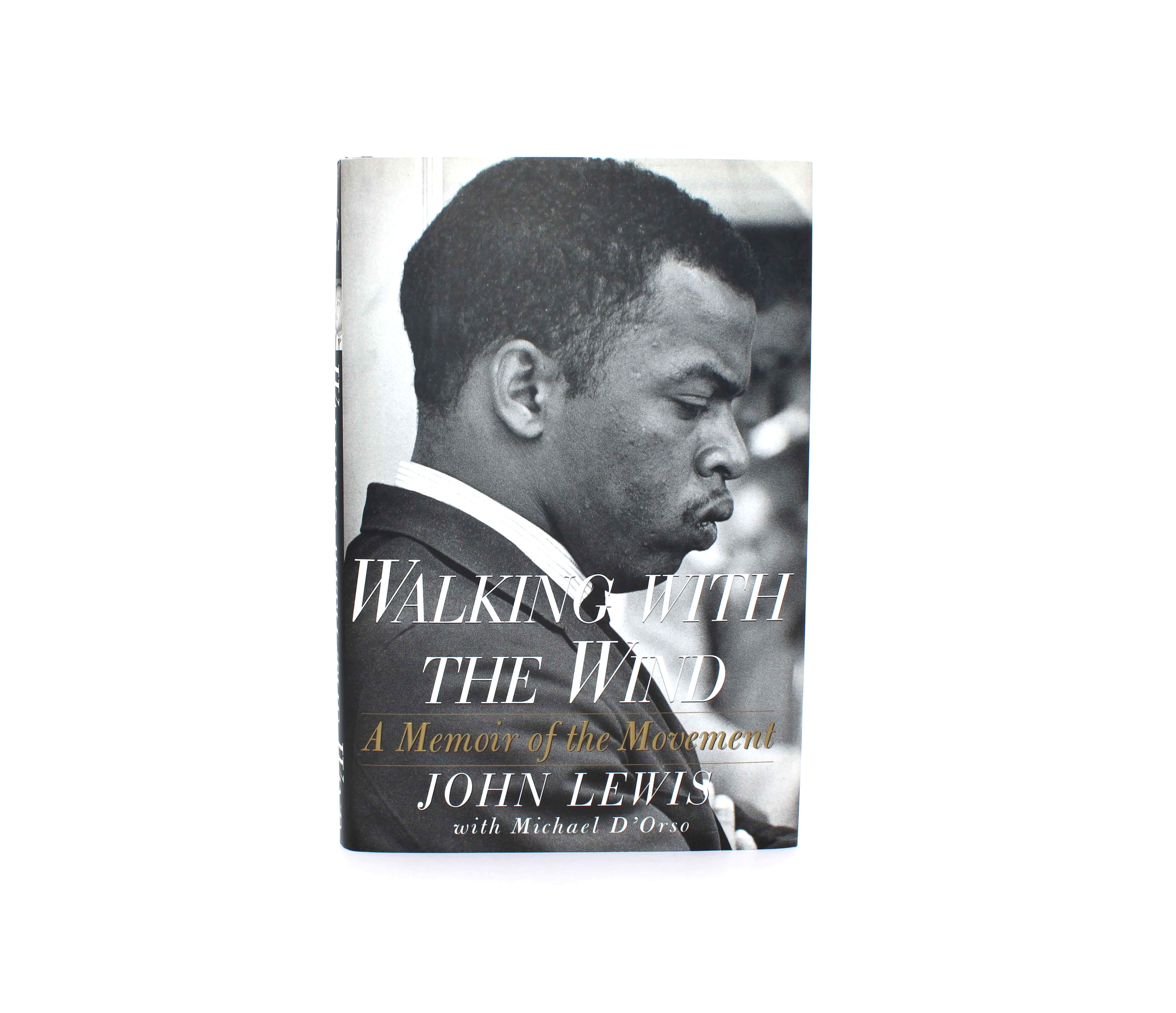 Walking with the Wind. Inscribed by John Lewis. First Edition