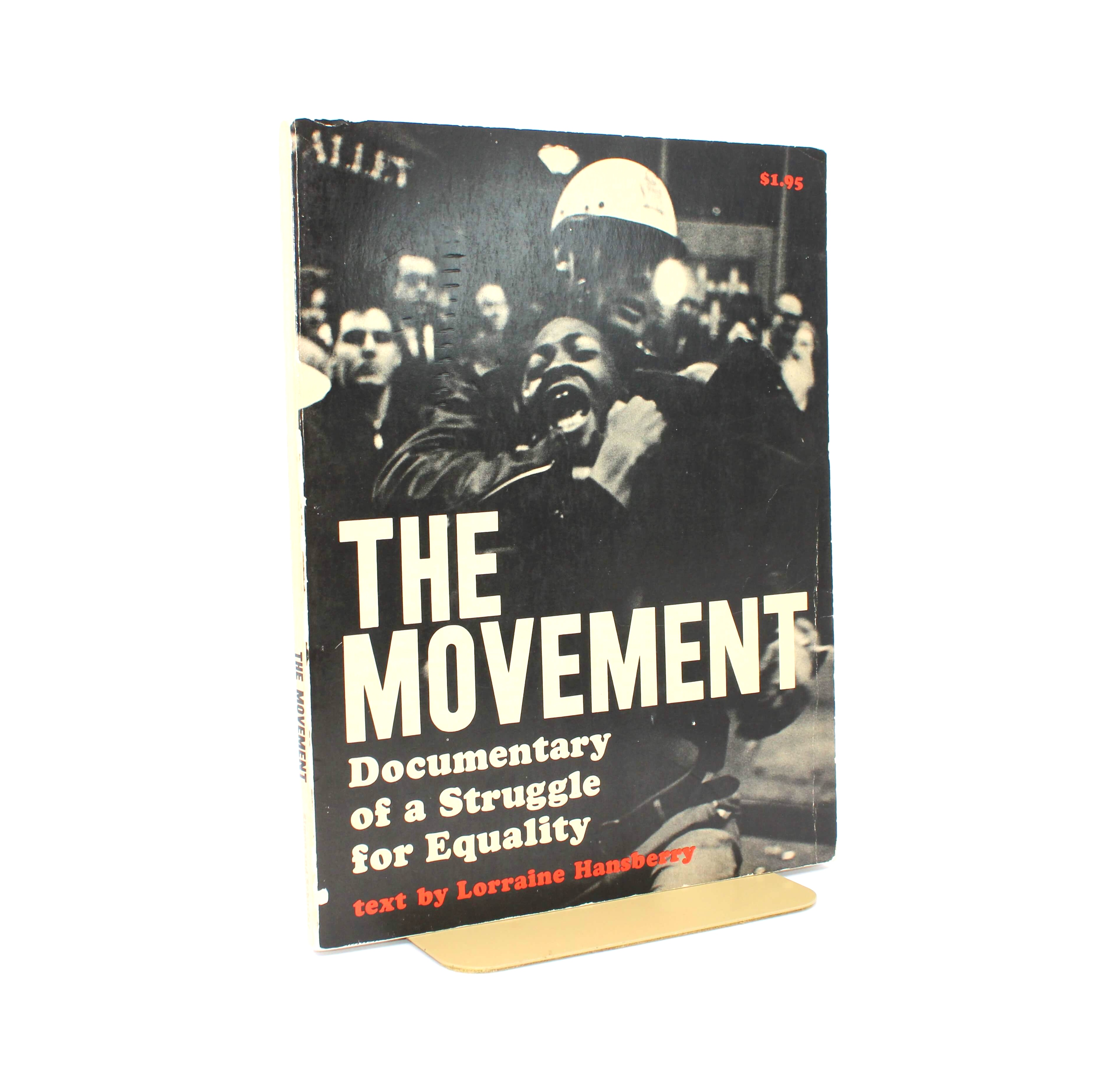 The Movement. Inscribed by Danny Lyon. Text by Lorraine Hansberry. First Edition, First Printing, Softcover Issue. Simon & Schuster. New York, 1964.