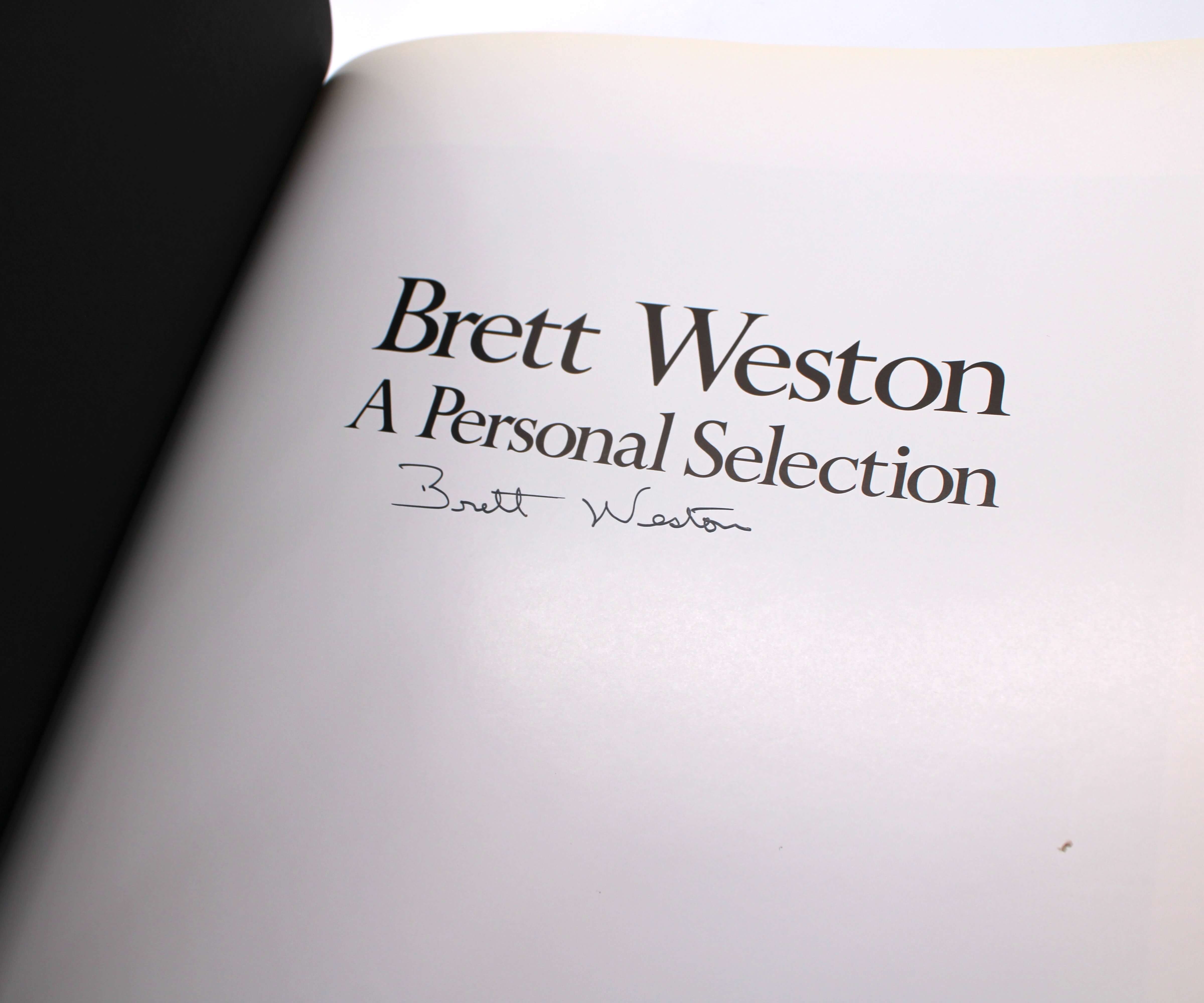 A Personal Selection. Signed by Brett Weston. First Trade