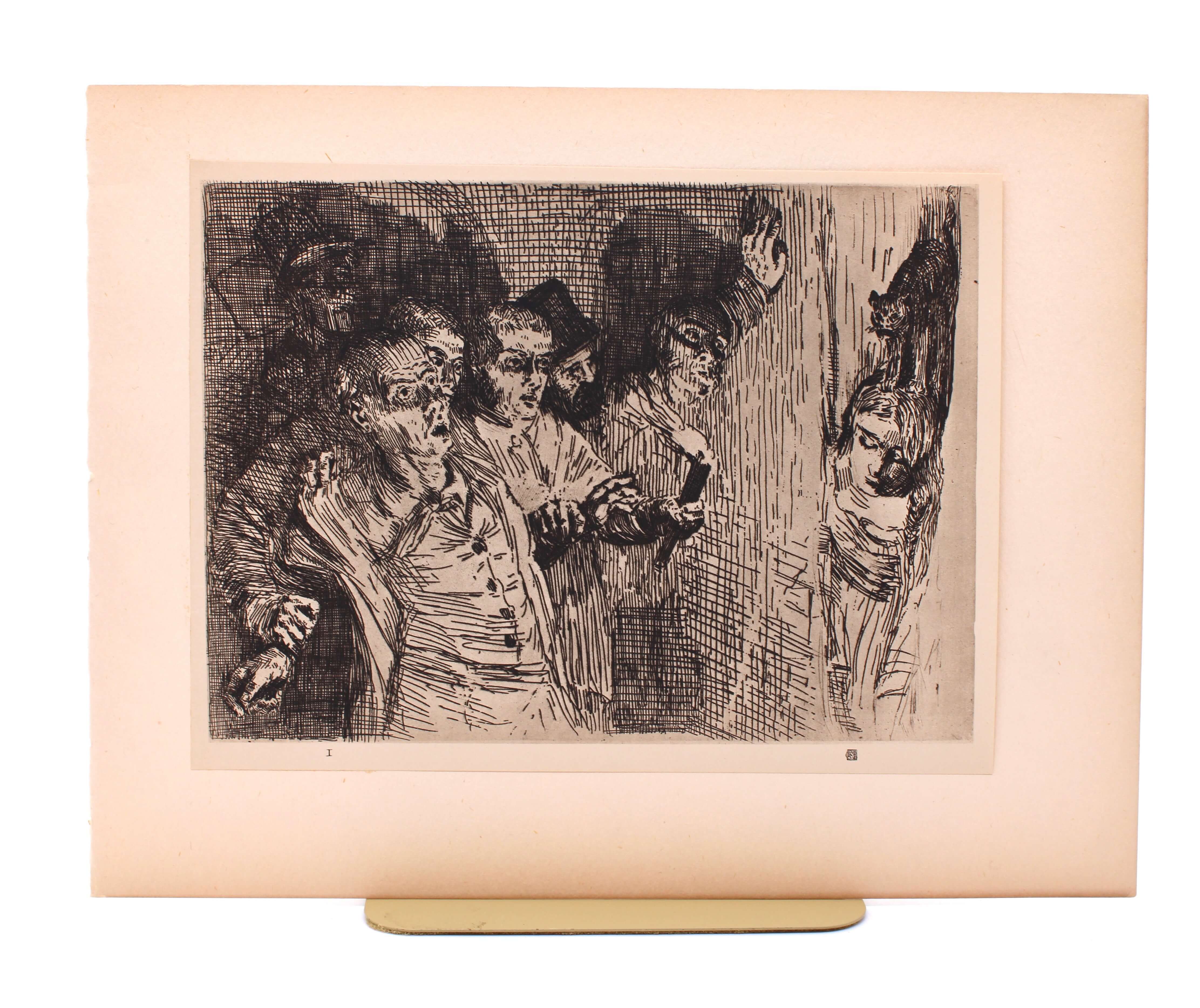Etching Prints. By Alphonse Legros. From the Modern Masters of Etchings No. 9. The Studio. London, 1926.