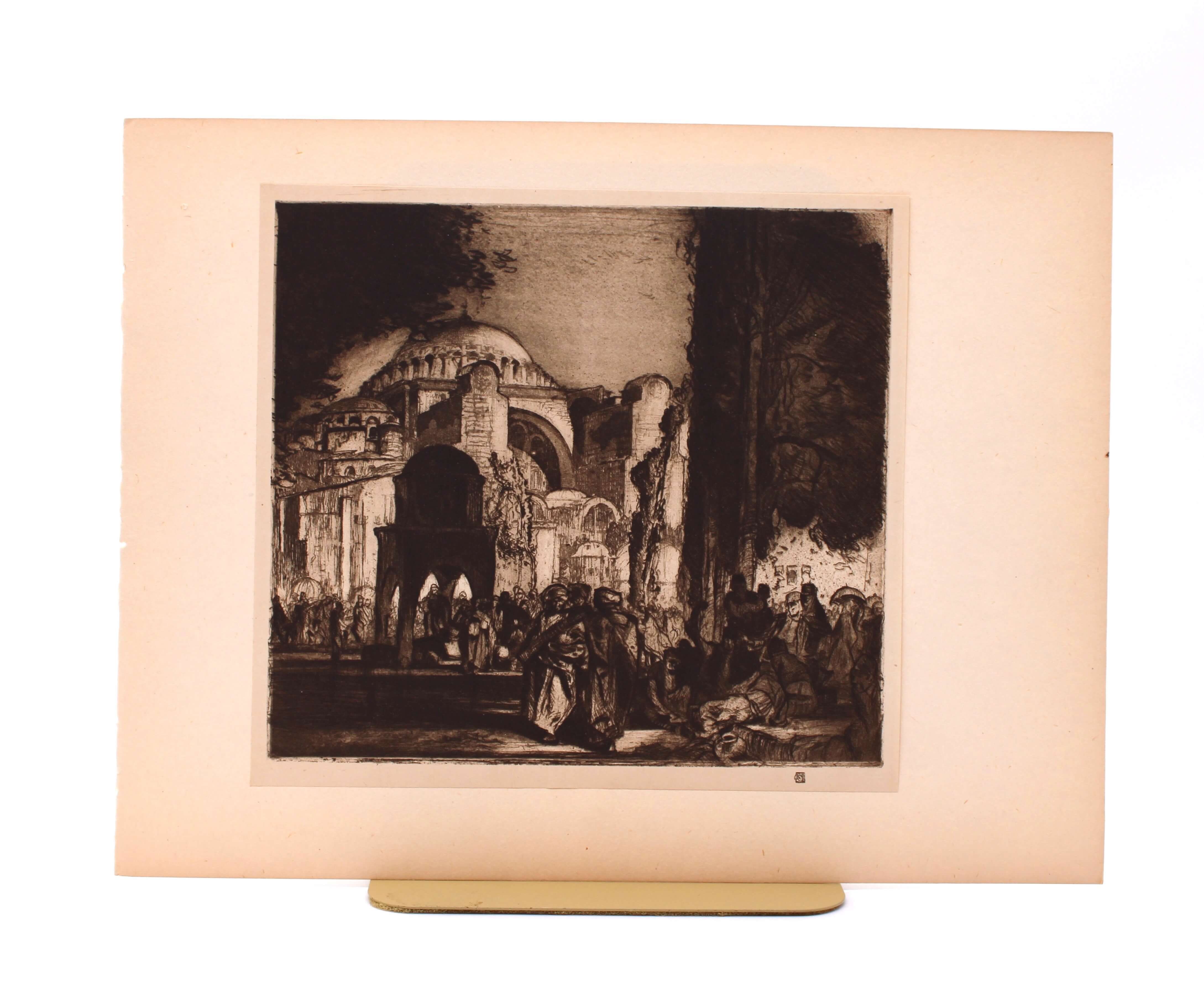 Etching Prints. By Frank Brangwyn. From the Modern Masters of Etchings No. 1. The Studio. London, 1925.