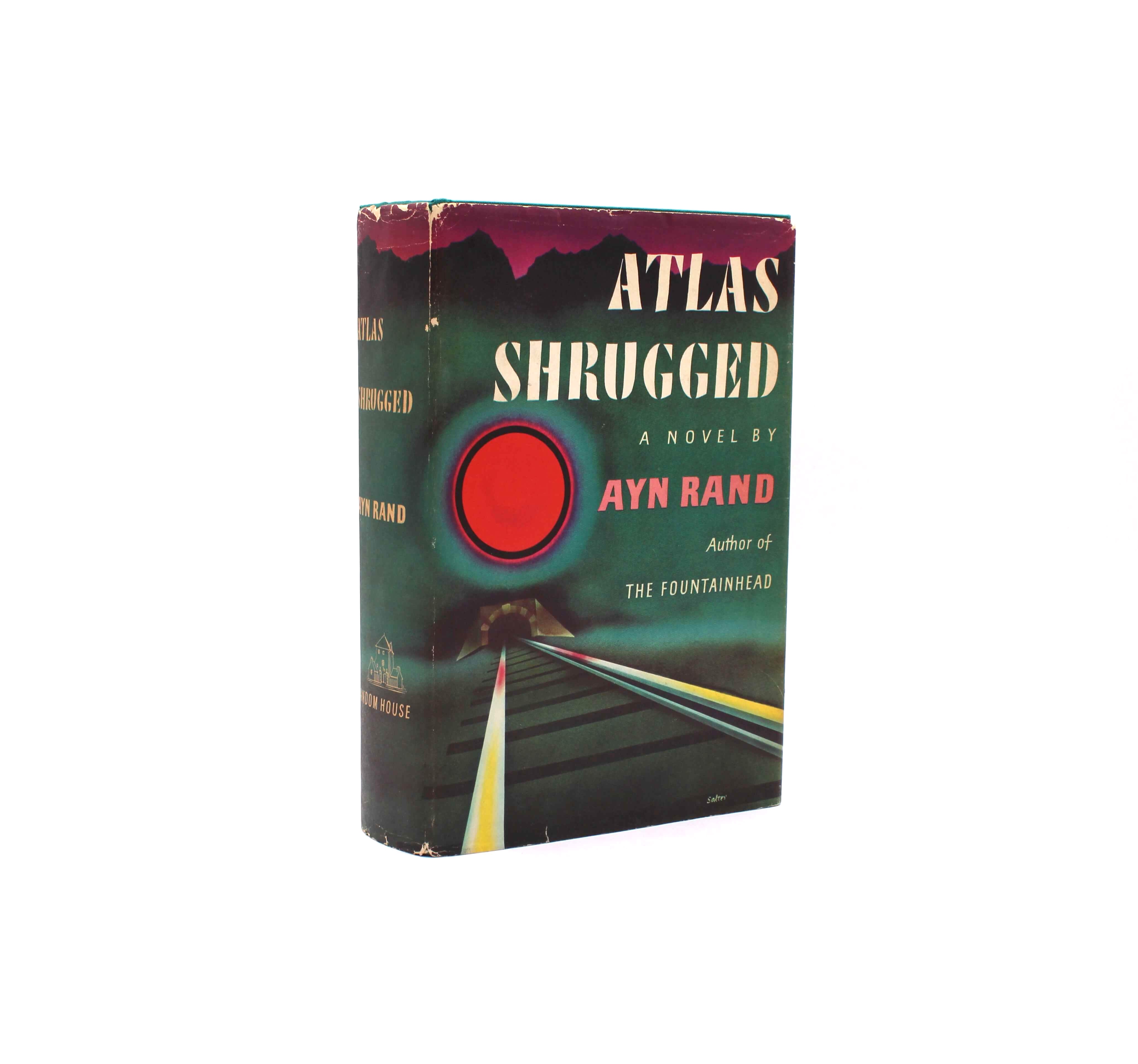 Atlas Shrugged. By Ayn Rand. First Edition, First Printing. Random House.  New York, 1957. – Evening Land Books