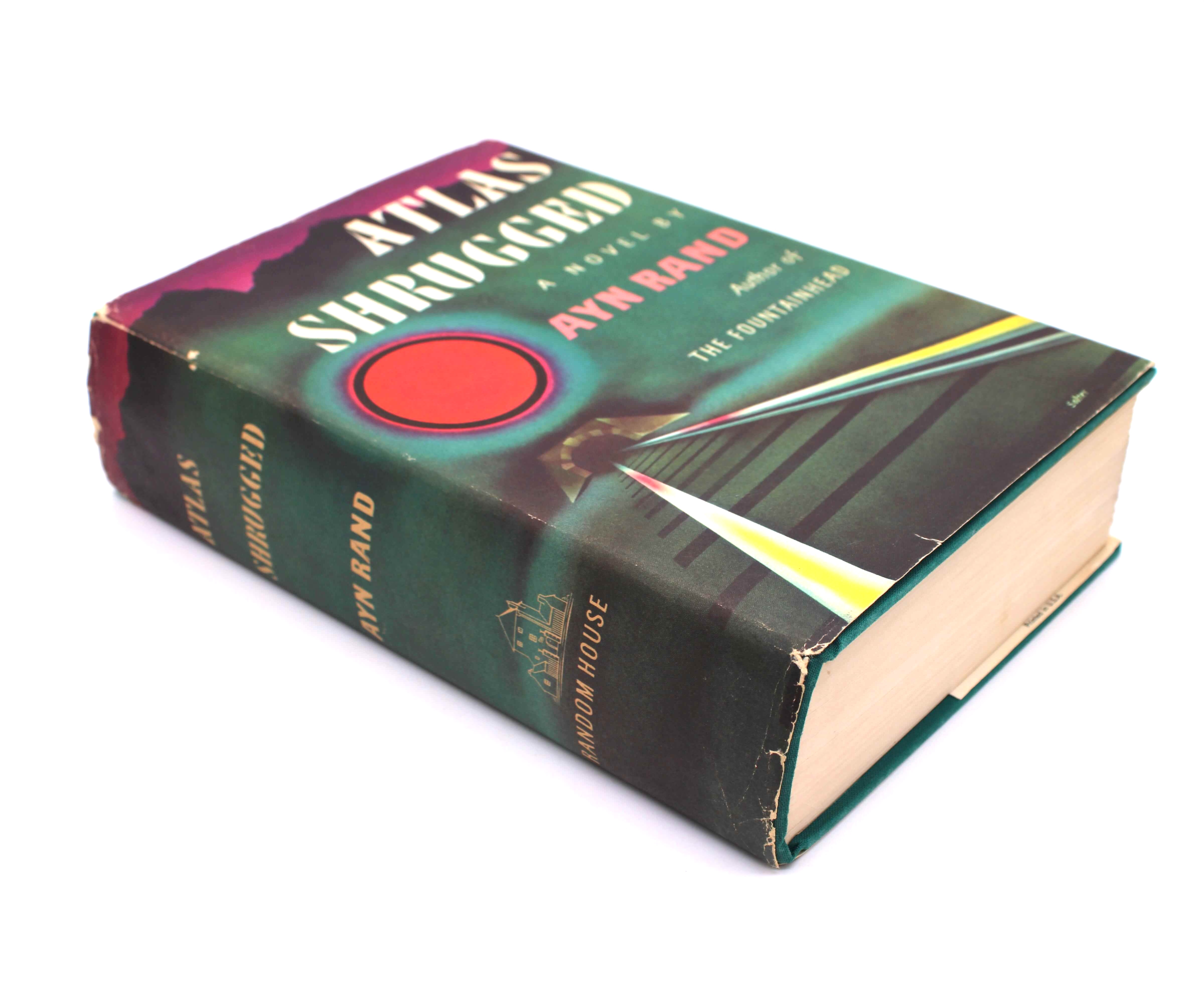 Atlas Shrugged. By Ayn Rand. First Edition, First Printing. Random House.  New York, 1957. – Evening Land Books
