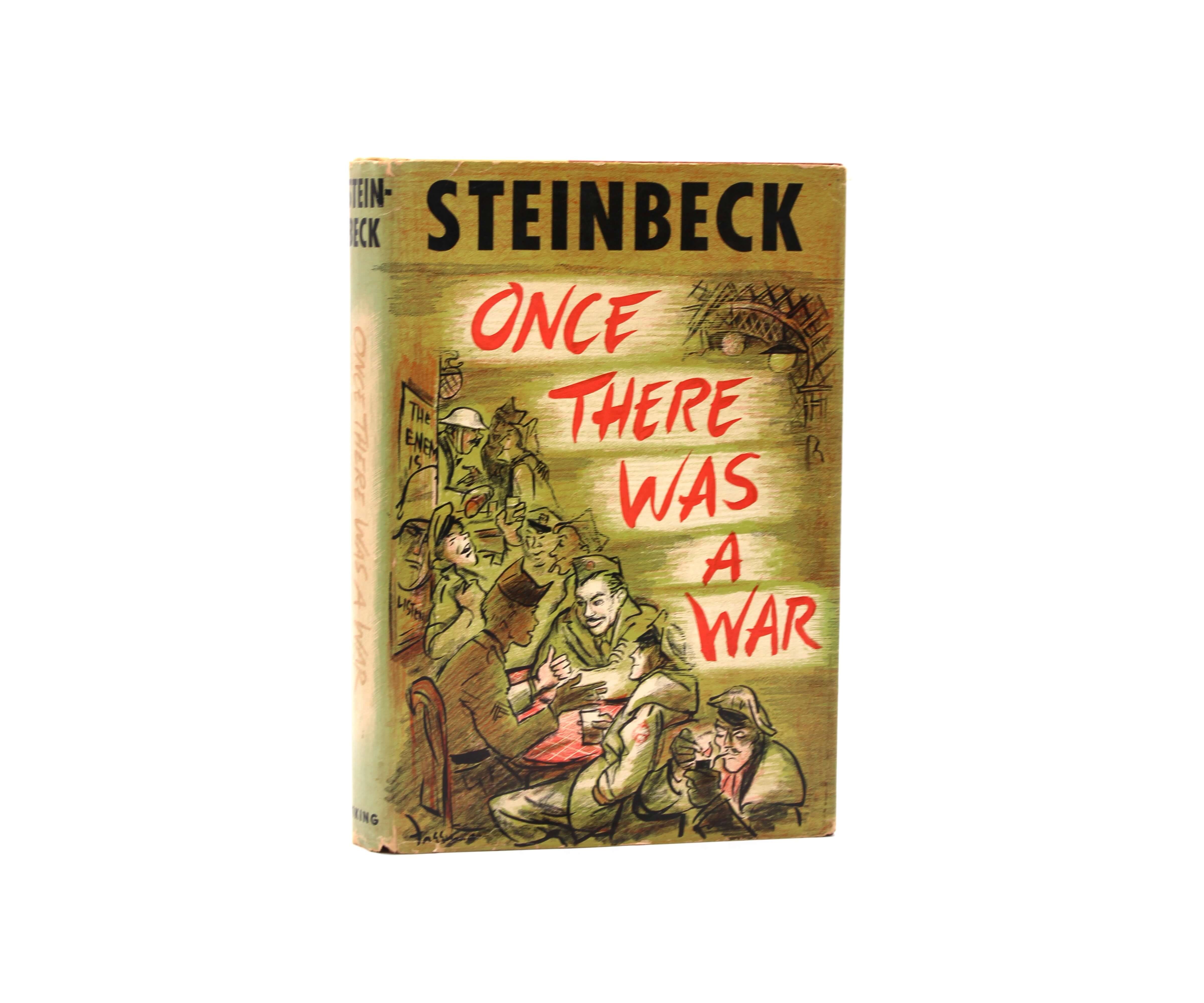 Once There Was a War. By John Steinbeck. First Edition, First Printing. Viking. New York, 1958.