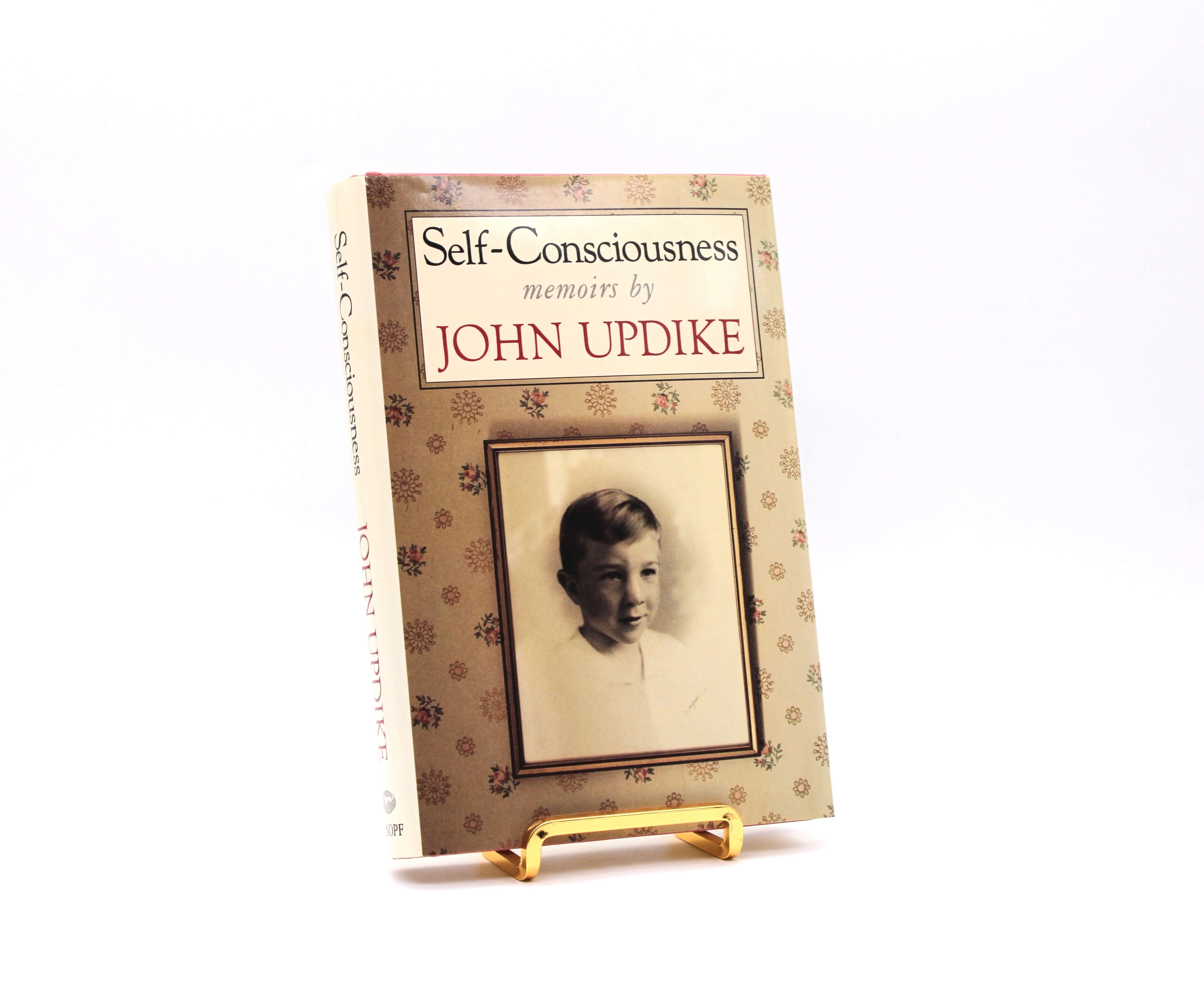 Self-Consciousness. Signed by John Updike. First Trade Edition, First Printing. Knopf. New York, 1989.