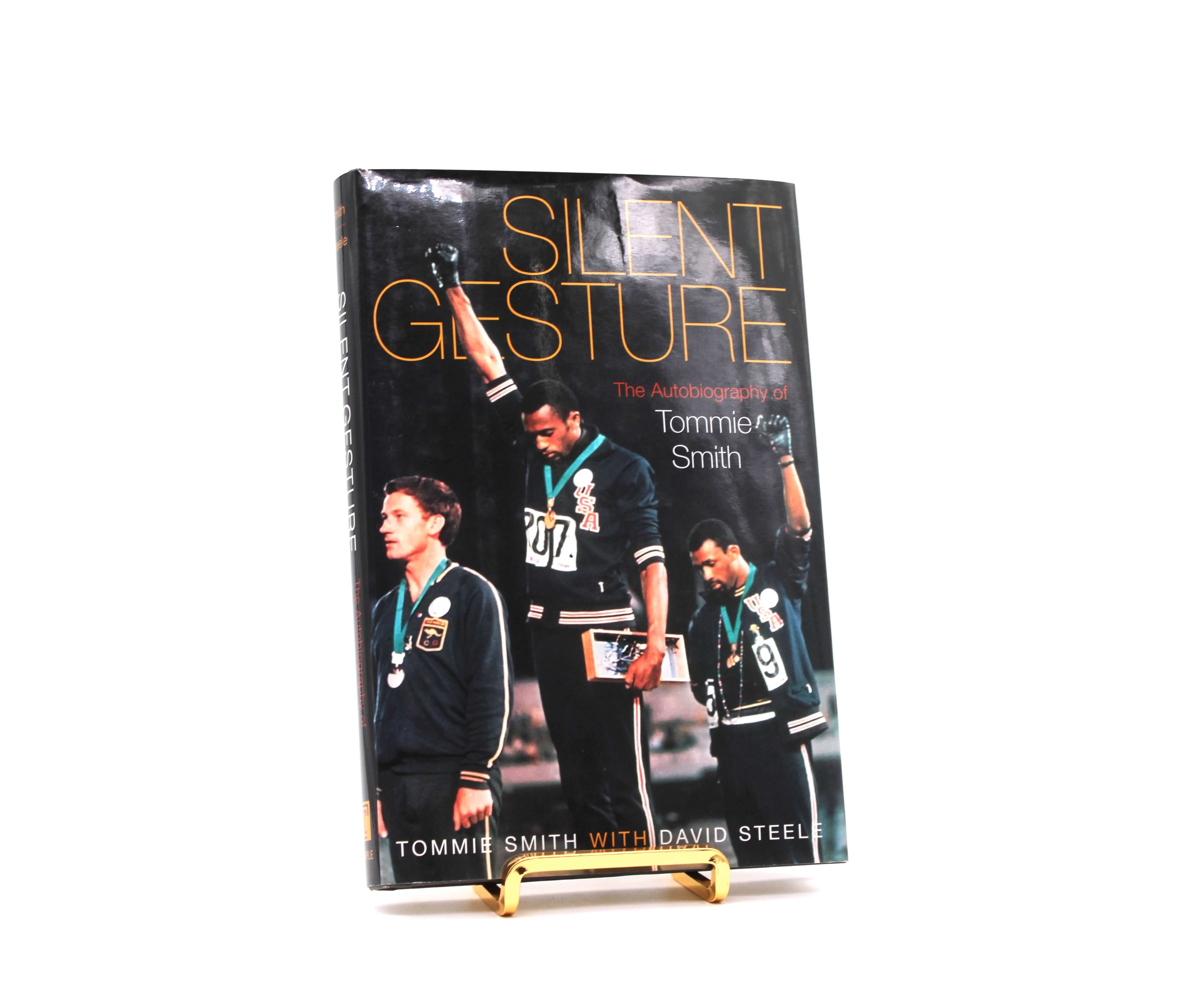 Silent Gesture. Inscribed by Tommie Smith. First Edition, First Printing. Temple University Press. Philadelphia, 2007.