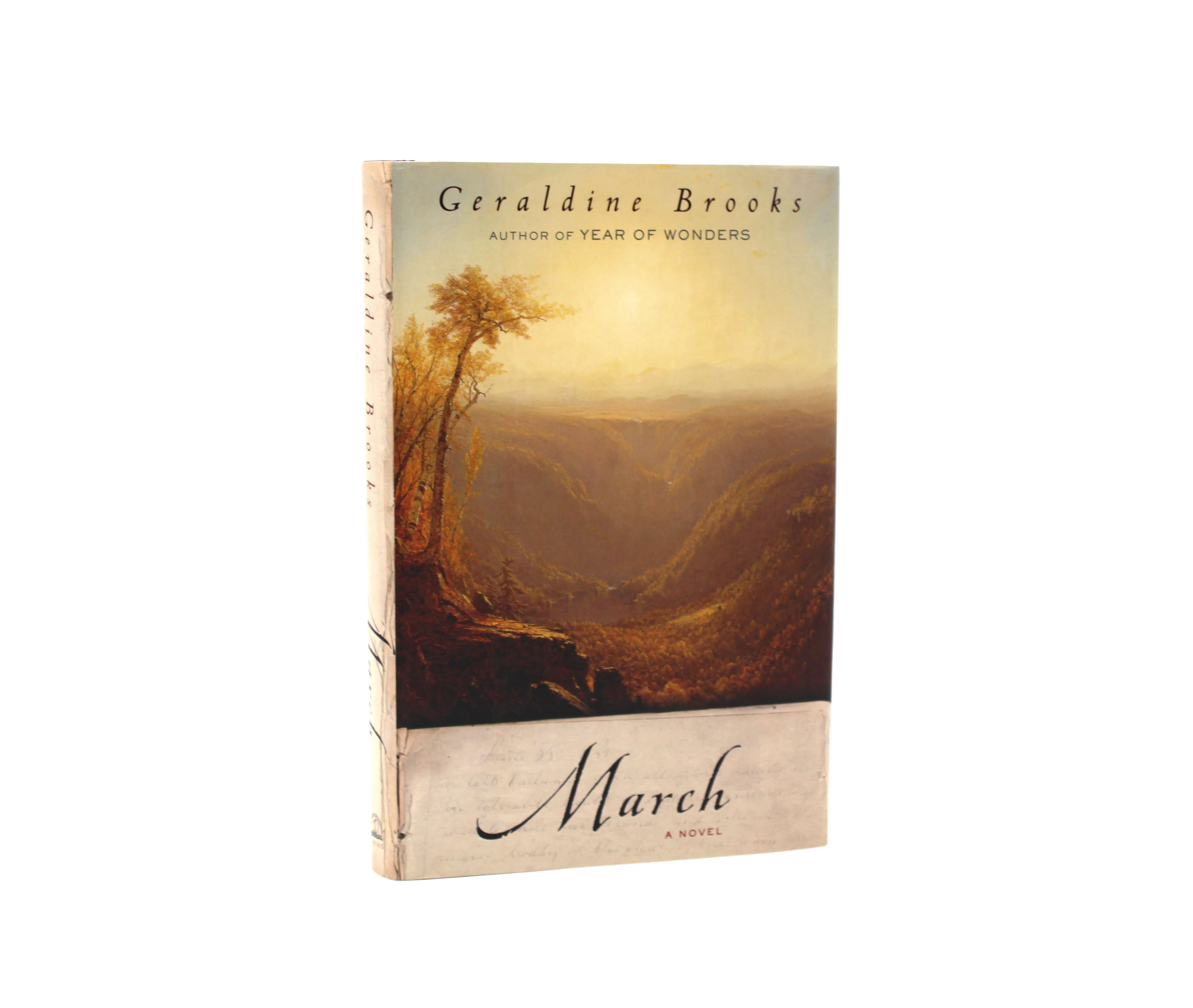 March. Inscribed by Geraldine Brooks. First Edition, First Printing. Viking. New York, 2005.