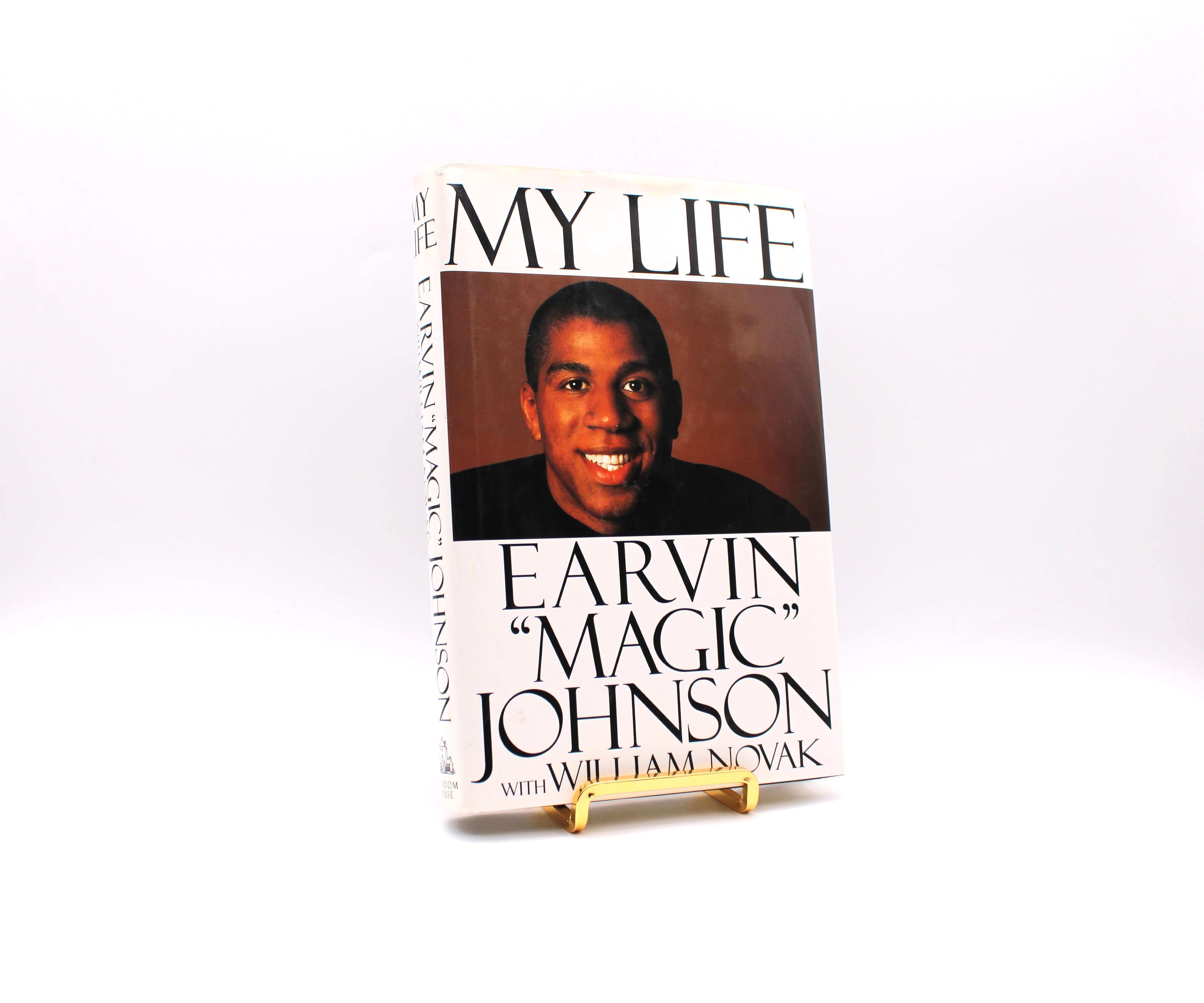 My Life. Signed by Magic Johnson. First Edition, First Printing. Random House. New York, 1992.