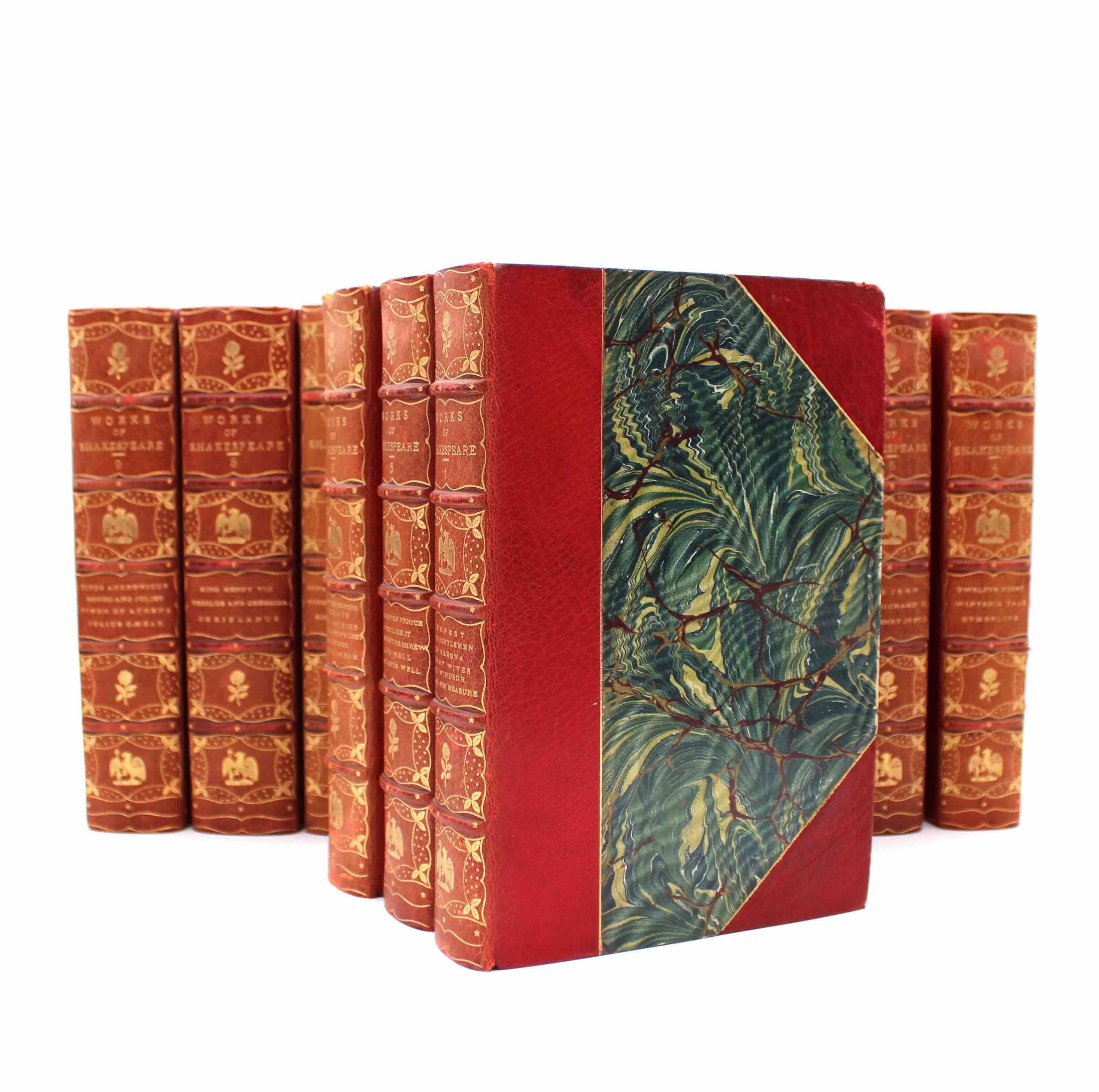 The Works of Shakespeare. Limited Larger Temple Edition. J.M. Dent. London, 1899-1900.