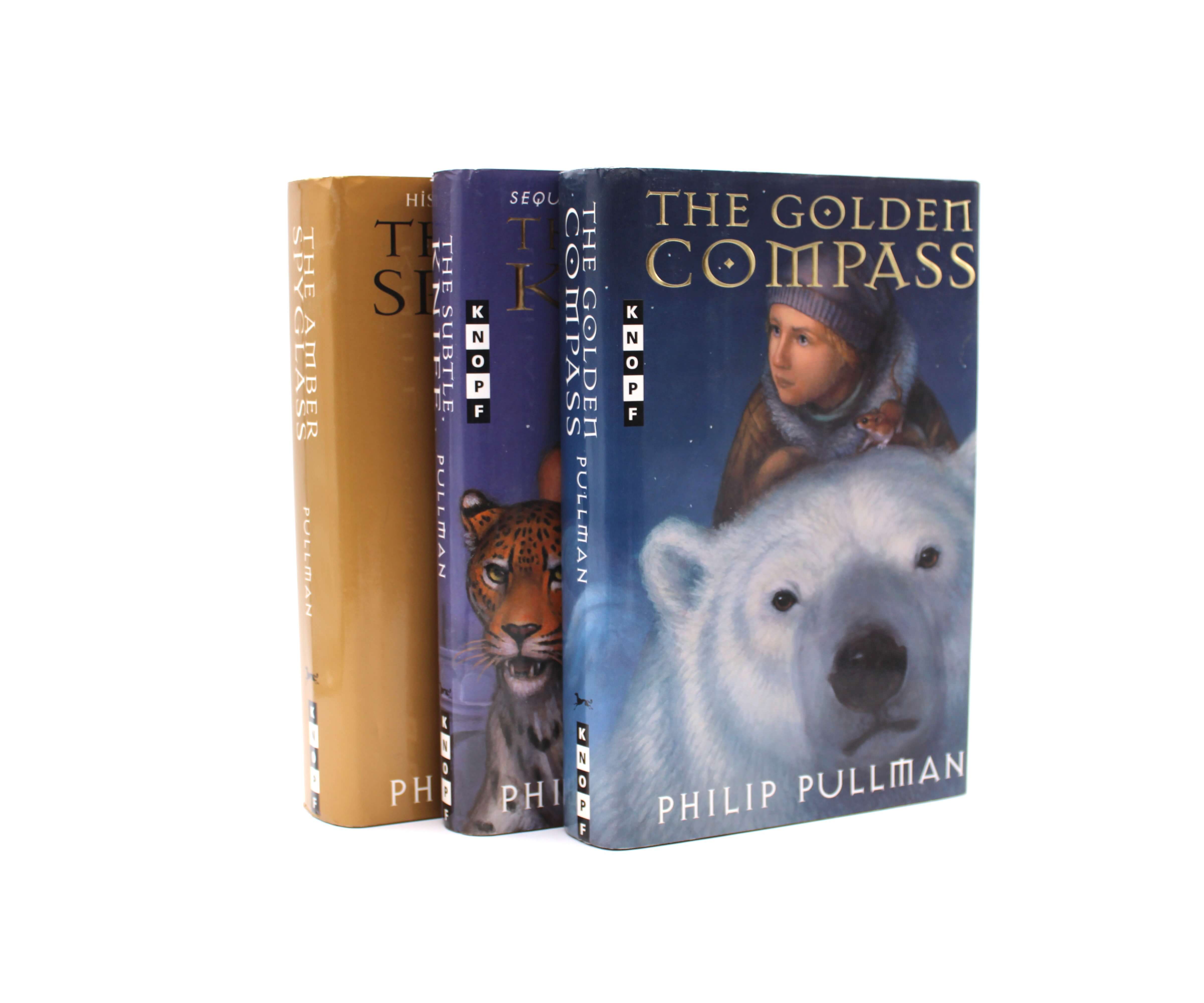 His Dark Materials Trilogy. By Philip Pullman. First American Editions, First Printings. Knopf. New York, 1996-2000.