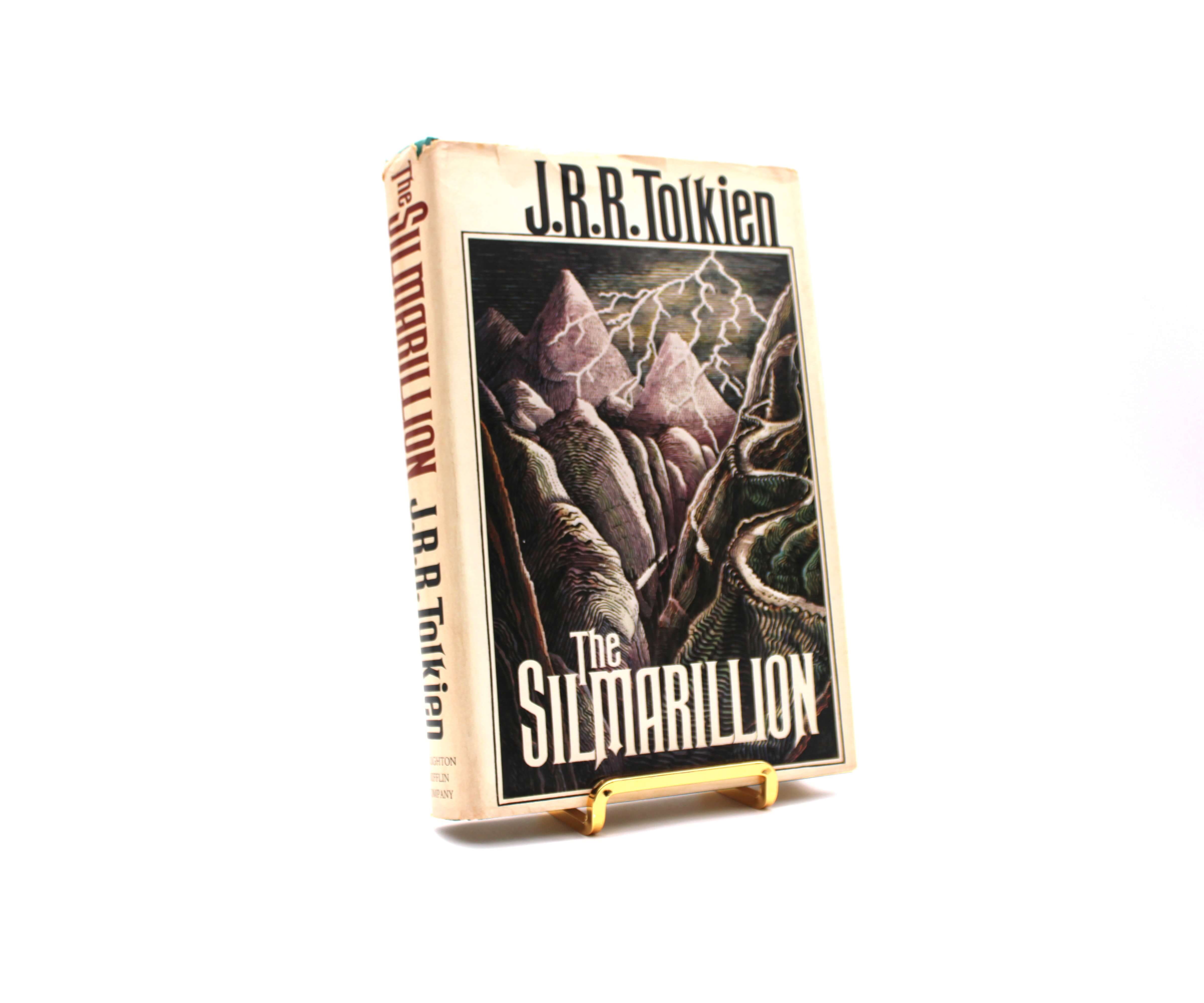 The Silmarillion. By J.R.R. Tolkien. First American Edition, First Printing, Second State. Houghton, Mifflin. New York, 1977.