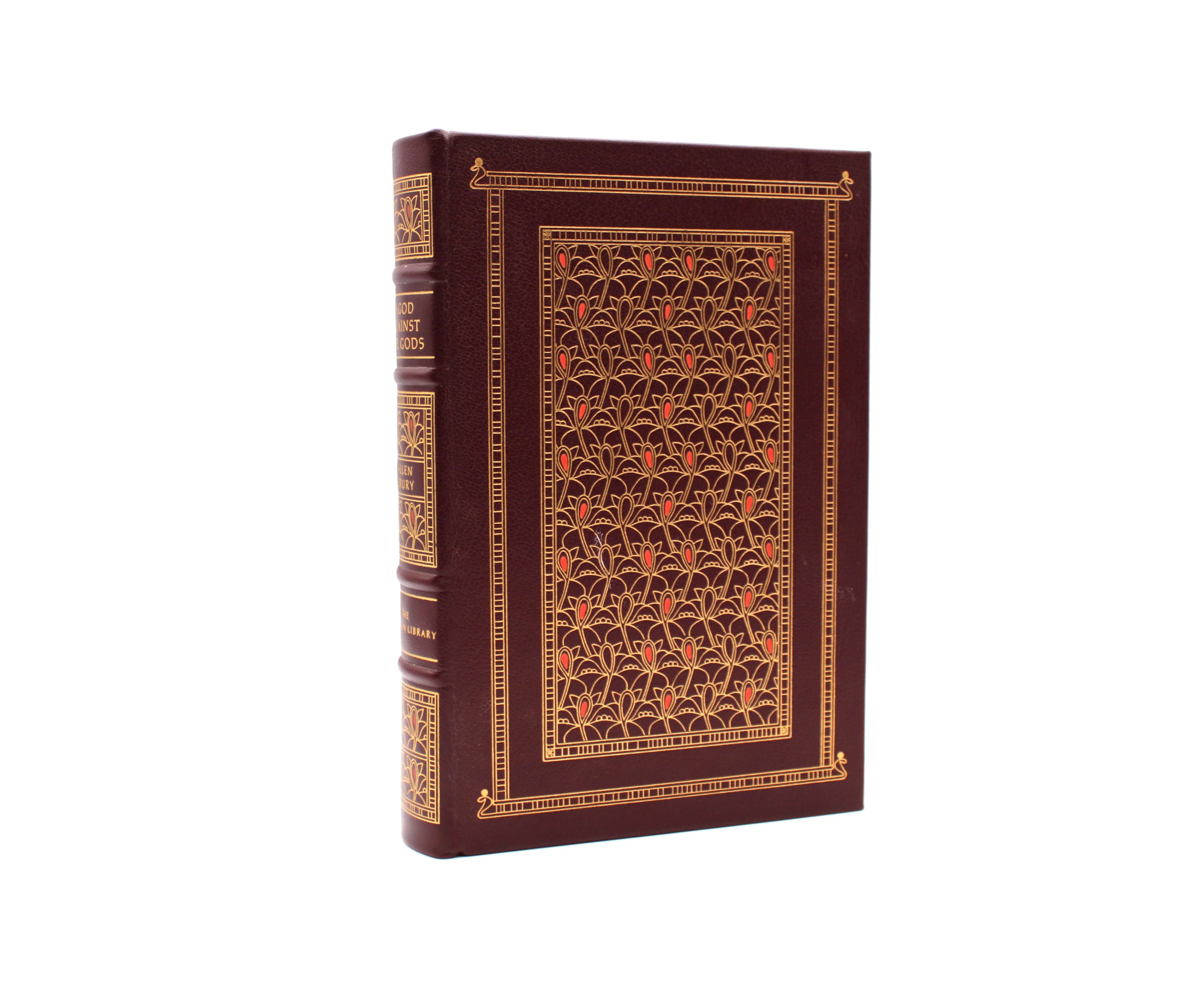 A God Against the Gods. By Allen Drury. Limited First Edition. Franklin Library. Franklin Center, 1976.