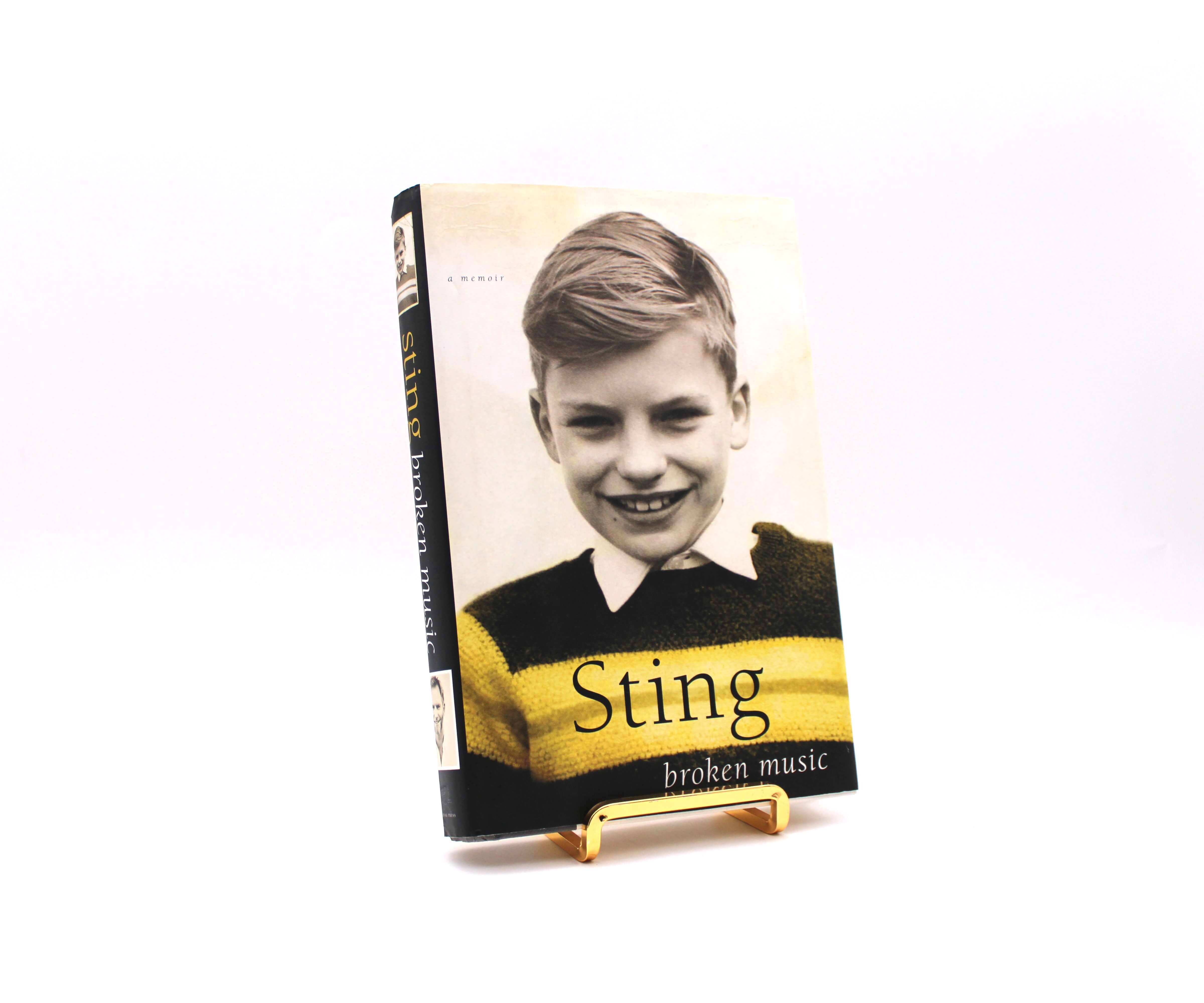 Broken Music. Signed by Sting. First Edition, First Printing. Dial Press. New York, 2003.