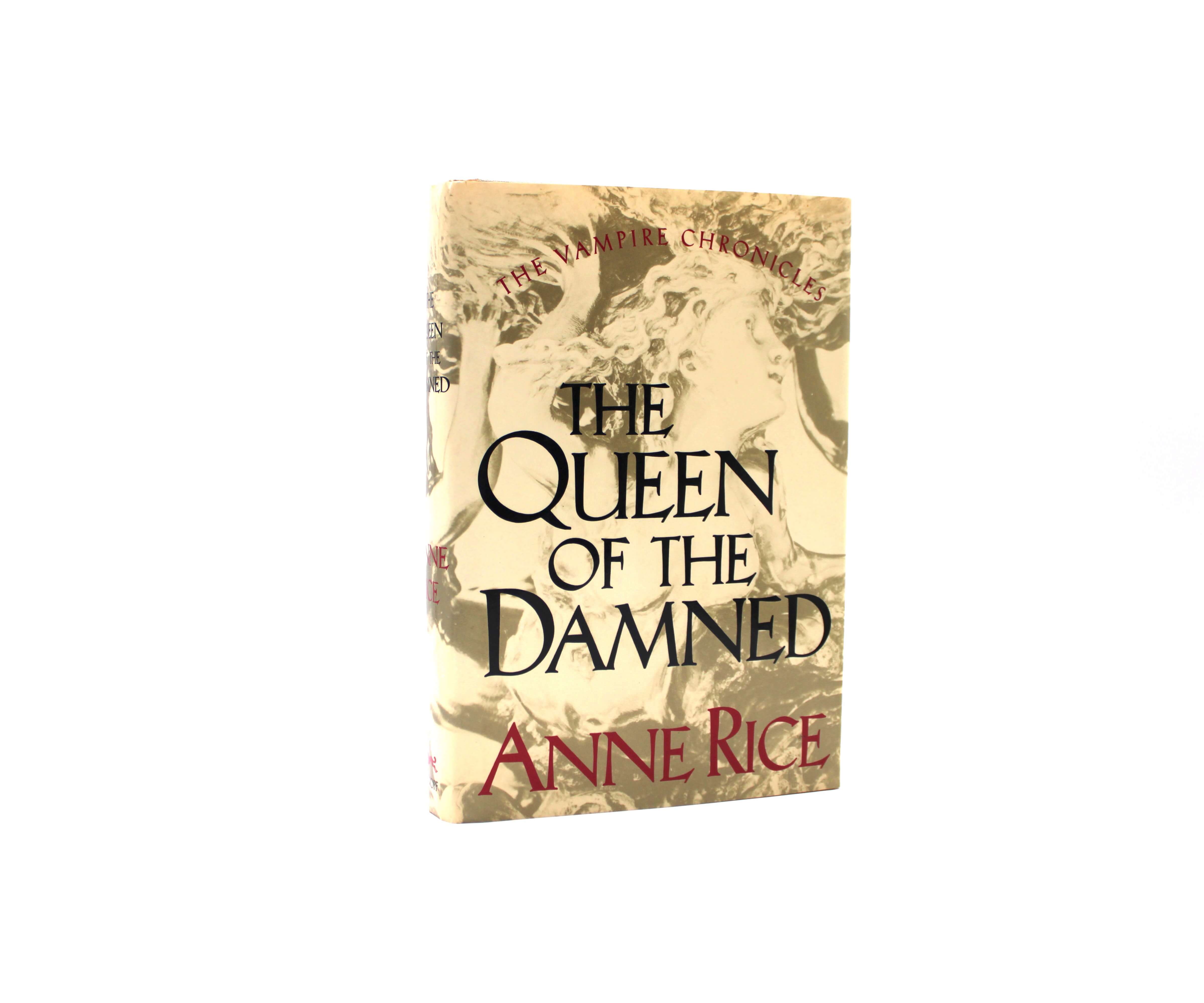 The Queen of the Damned. Signed by Anne Rice. First Edition, First Printing. Knopf. New York, 1988.