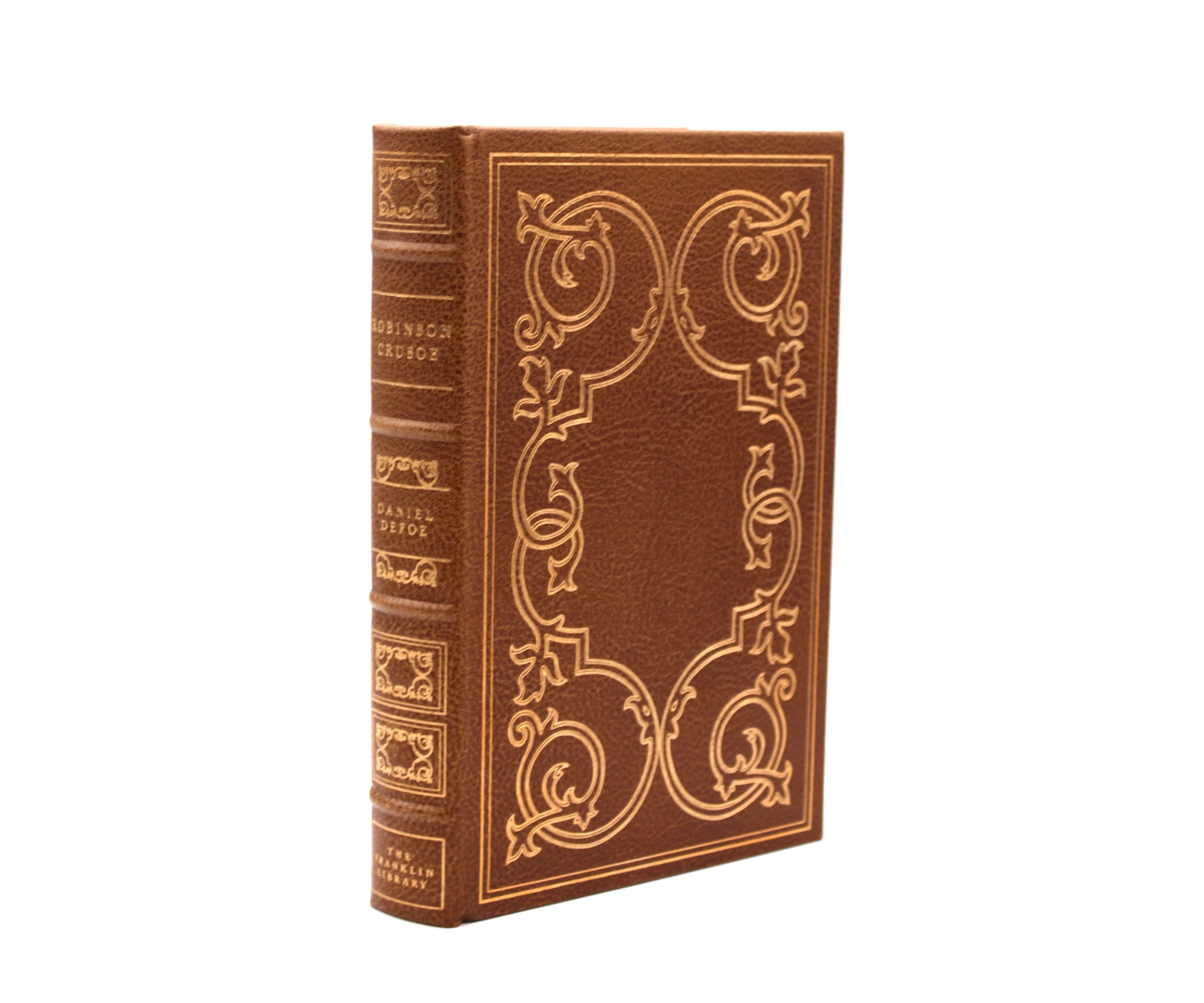 Robinson Crusoe. By Daniel Defoe. Limited Edition. Franklin Library. Franklin Center, 1977.
