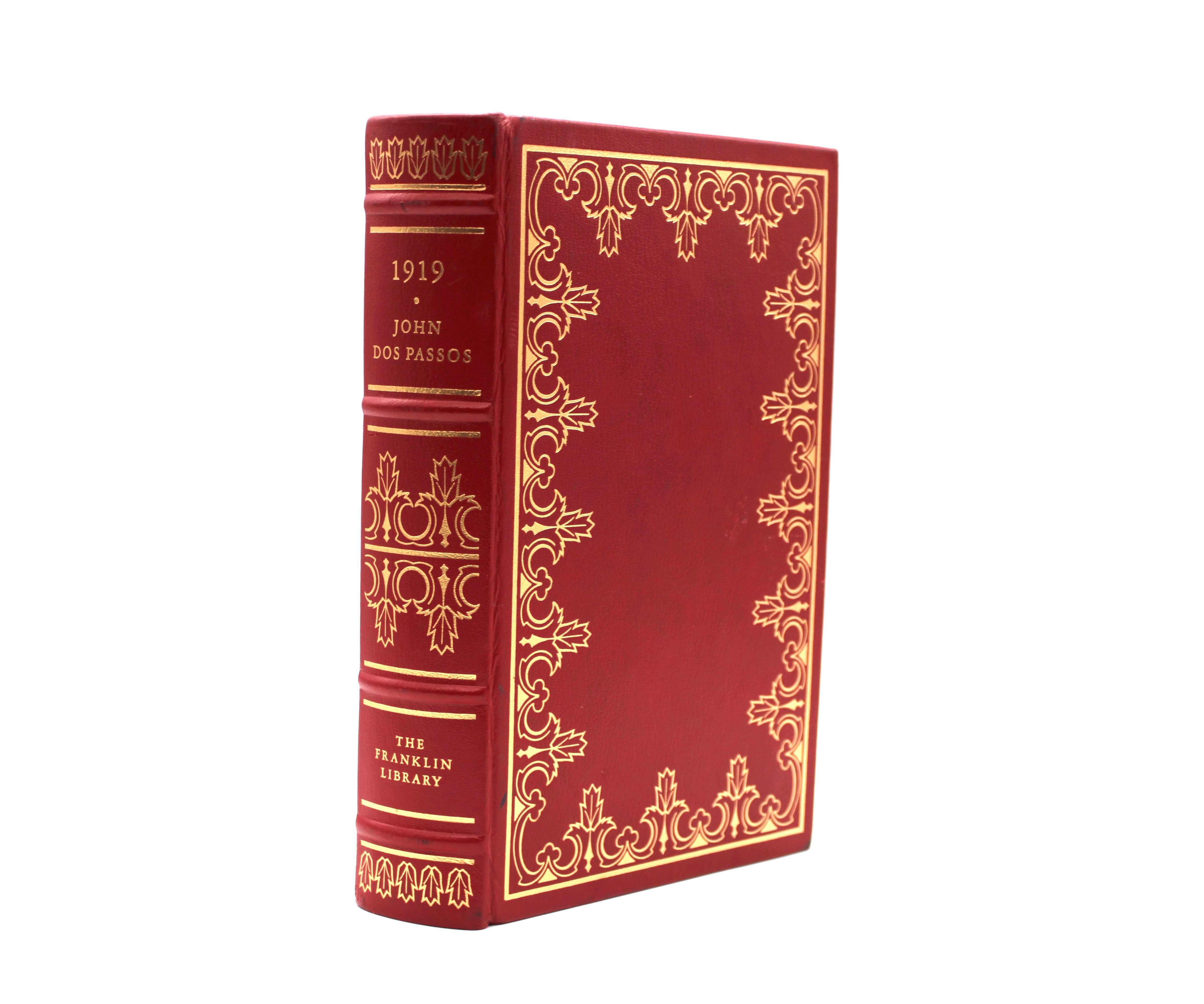 1919. By John Dos Passos. Illustrated by Reginald Marsh. Limited Edition. Franklin Library. Franklin Center, 1978.