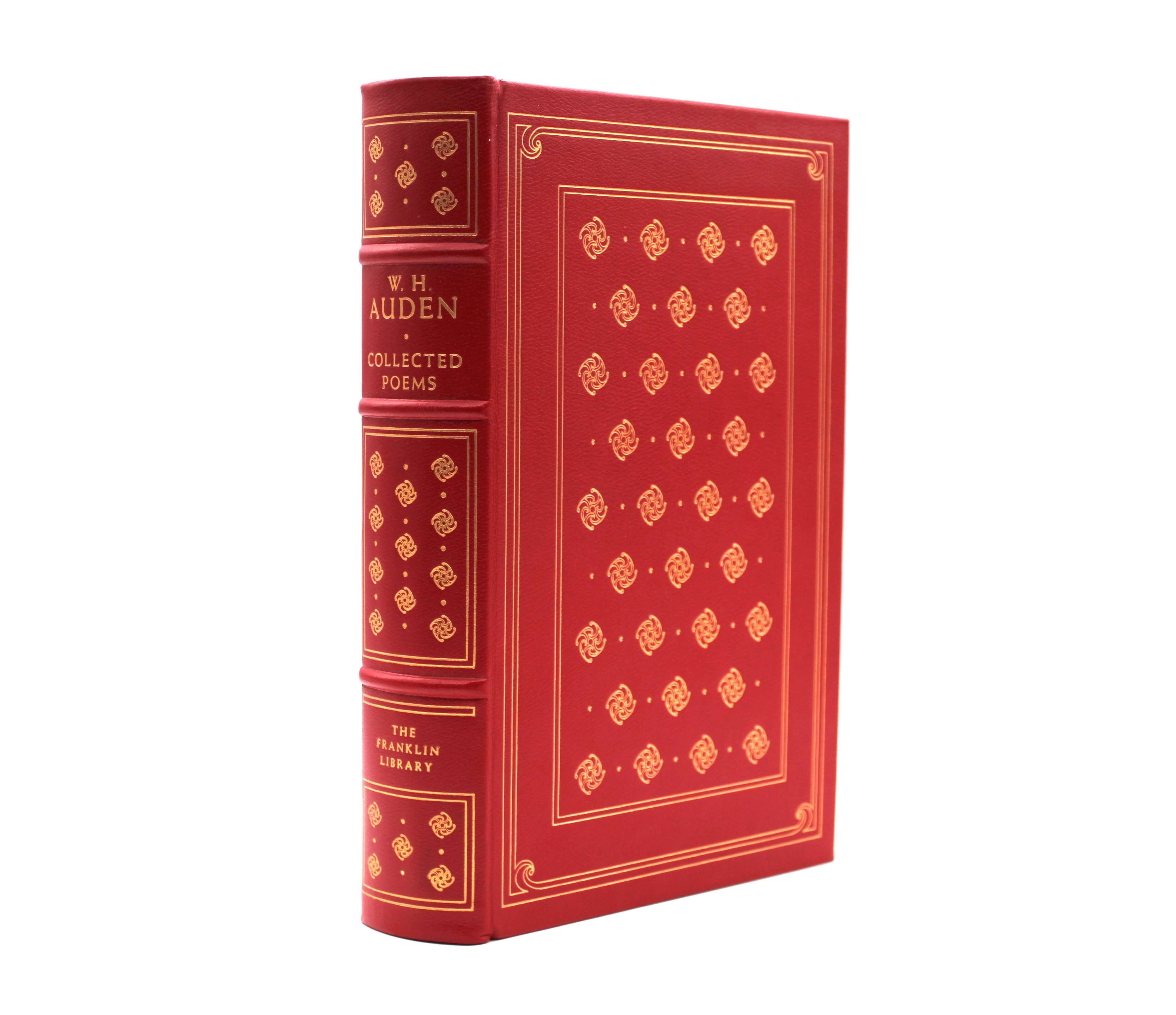 Collected Poems. By W.H. Auden. Limited Edition. Franklin Library. Franklin Center, 1978.