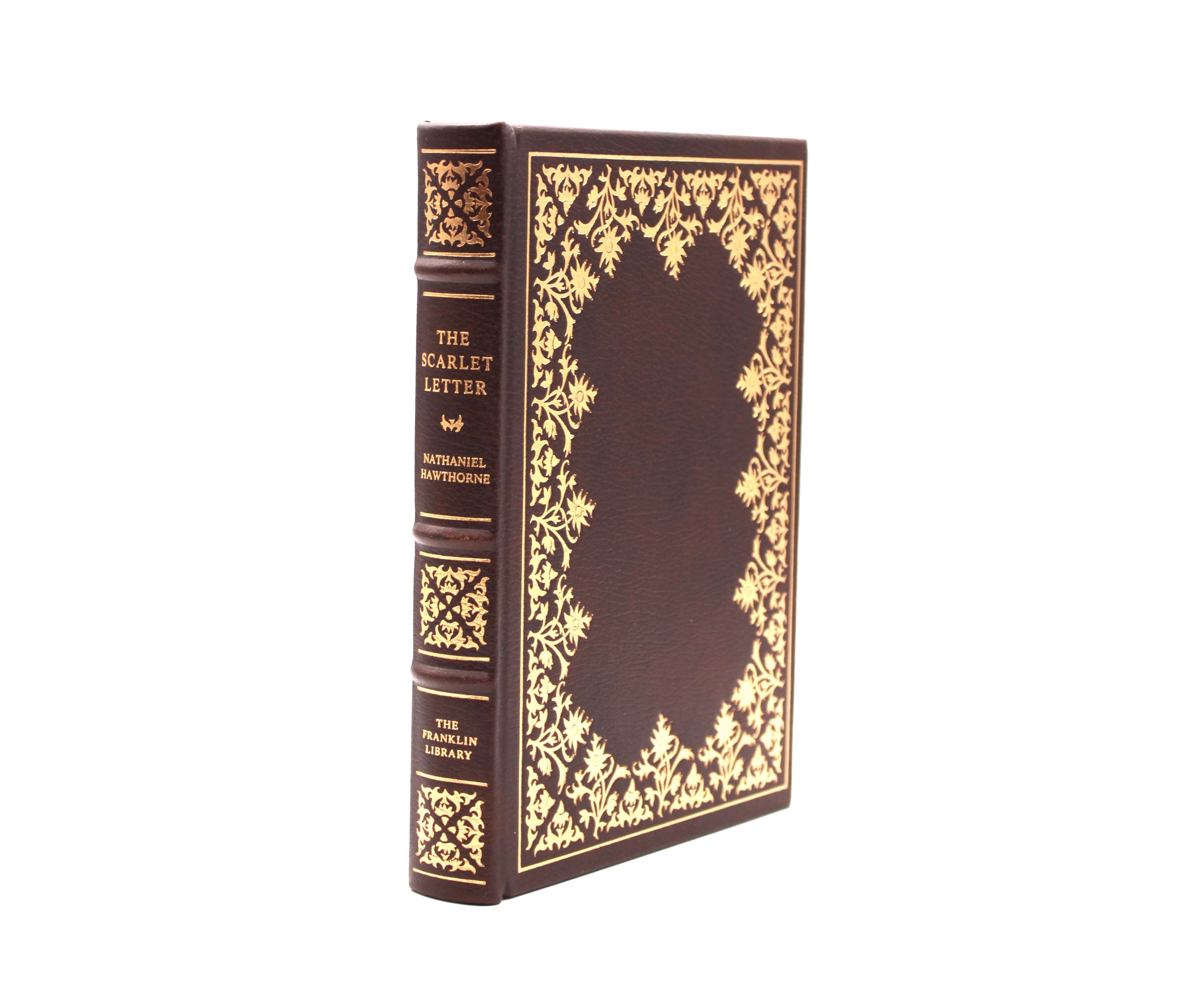 The Scarlet Letter. By Nathaniel Hawthorne. Illustrations by Chris Duke. Limited Edition. Franklin Library. Franklin Center, 1978.