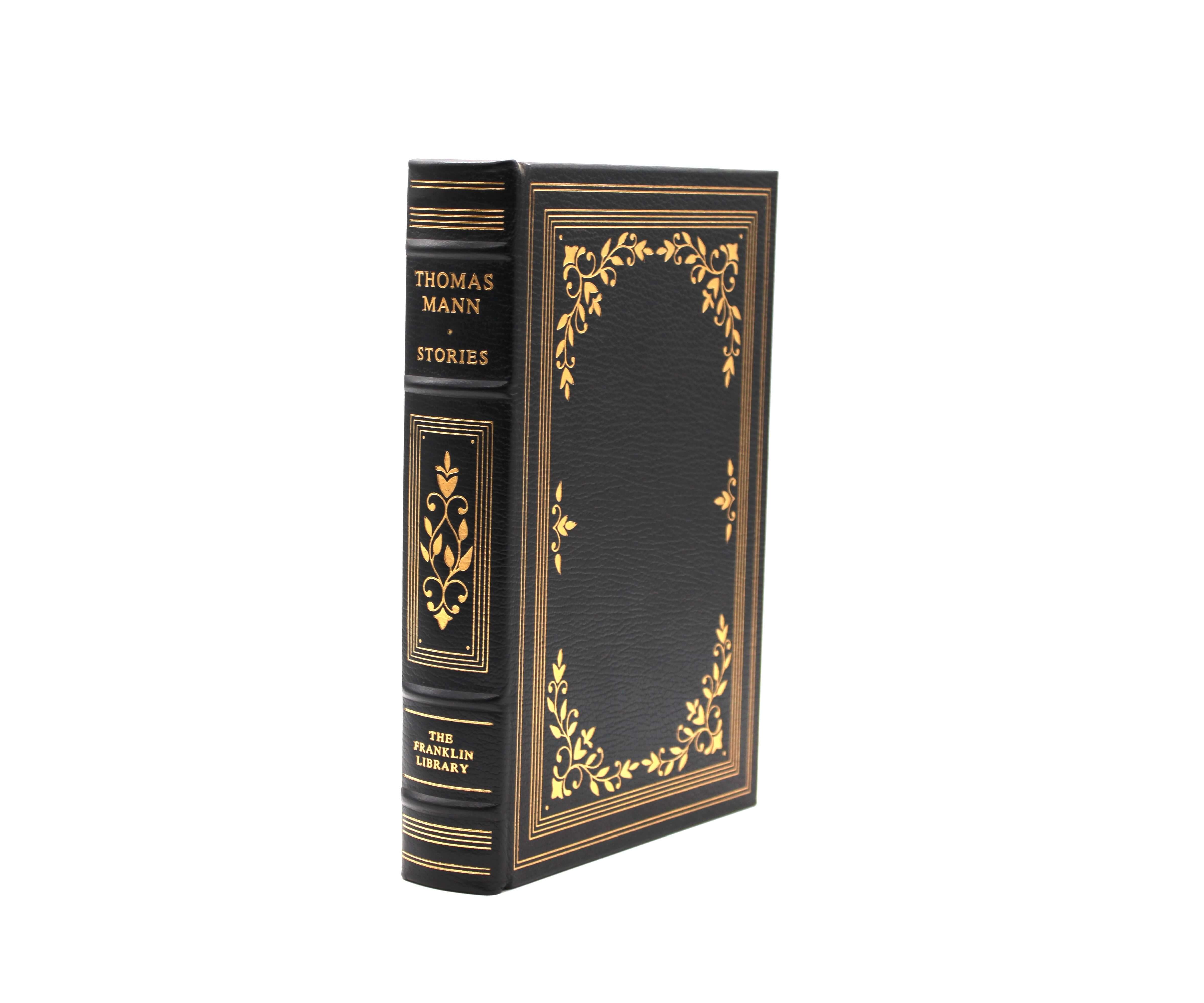 Five Stories. By Thomas Mann. Illustrated by Robert Borja. Limited Edition. Franklin Library. Franklin Center, 1977.