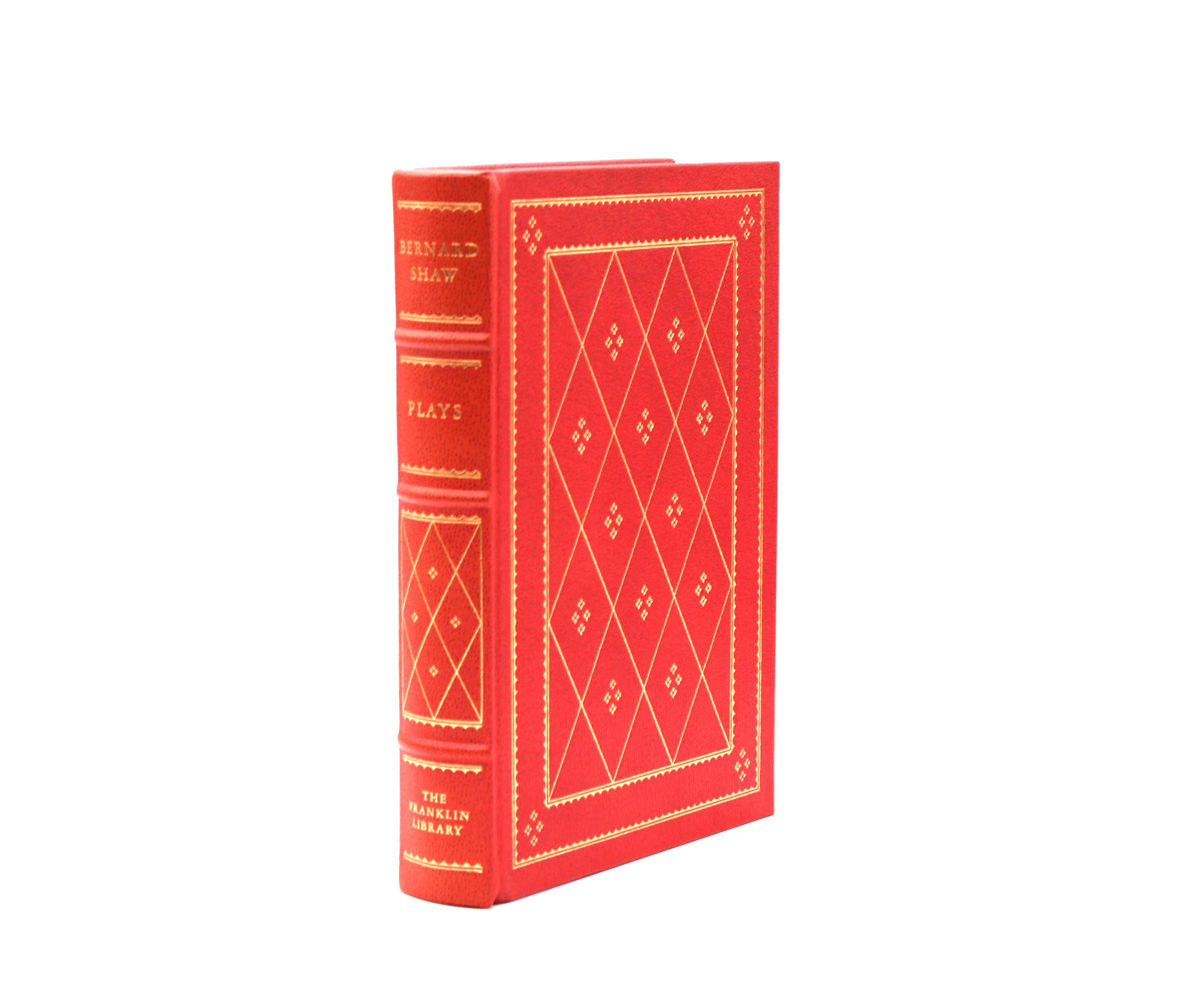 Three Plays. By George Bernard Shaw. Illustrated by Paul Hogarth. Limited Edition. Franklin Library. Franklin Center, 1979.