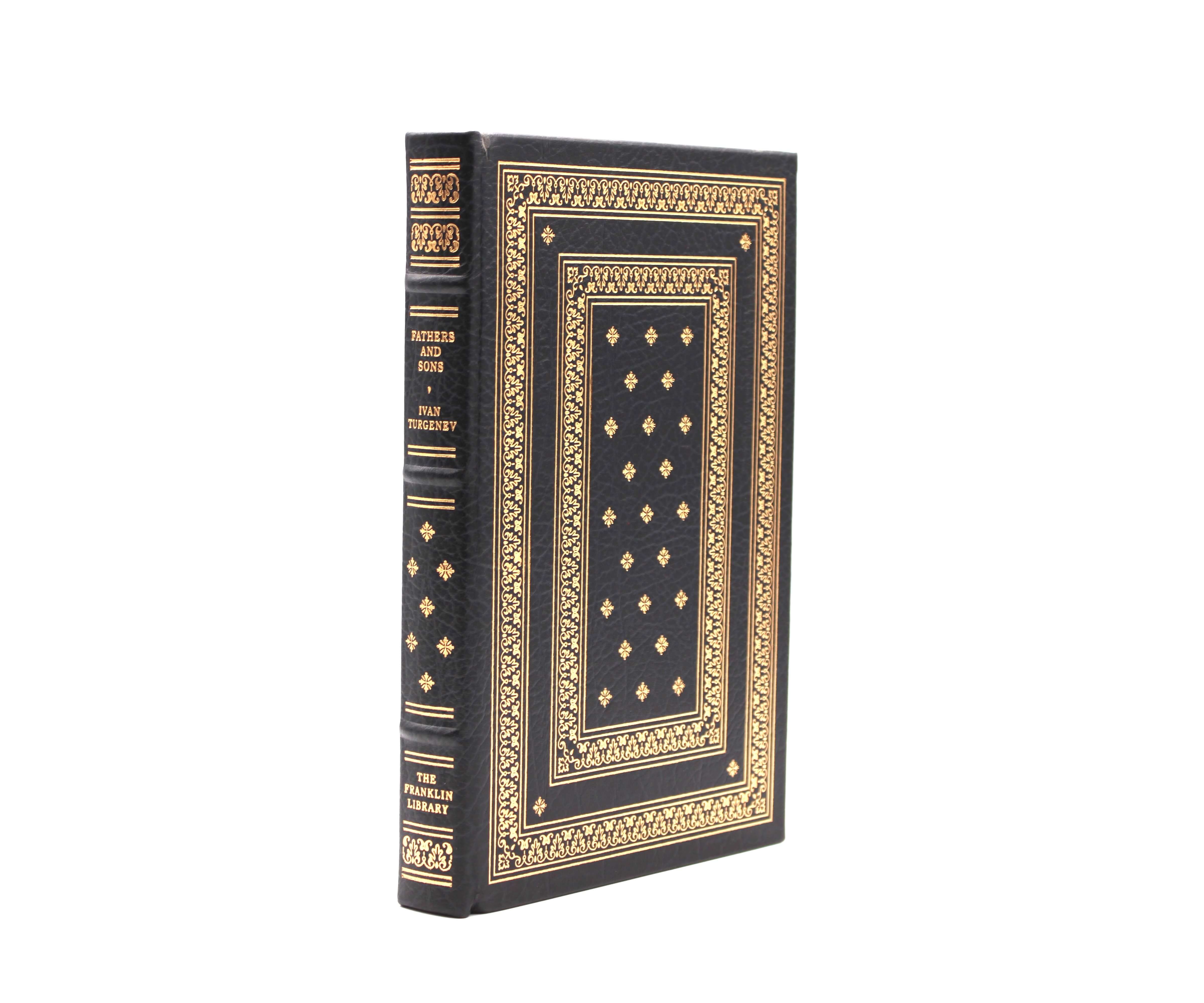 Fathers and Sons. By Ivan Turgenev. Illustrated by John Collier. Limited Edition. Franklin Library. Franklin Center, 1981.