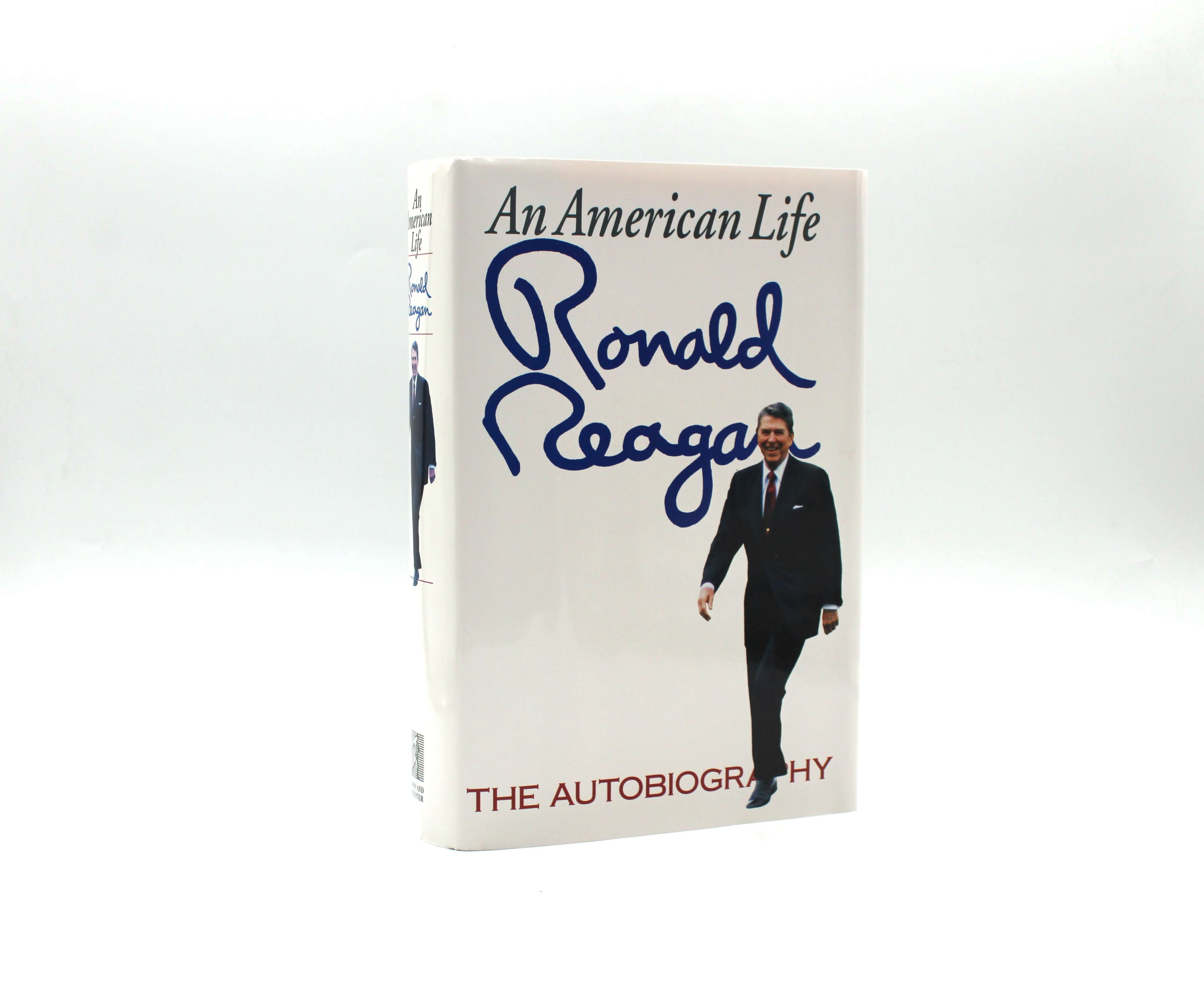 An American Life. Signed by Ronald Reagan. First Edition, First Printing. Simon & Schuster. New York, 1990.