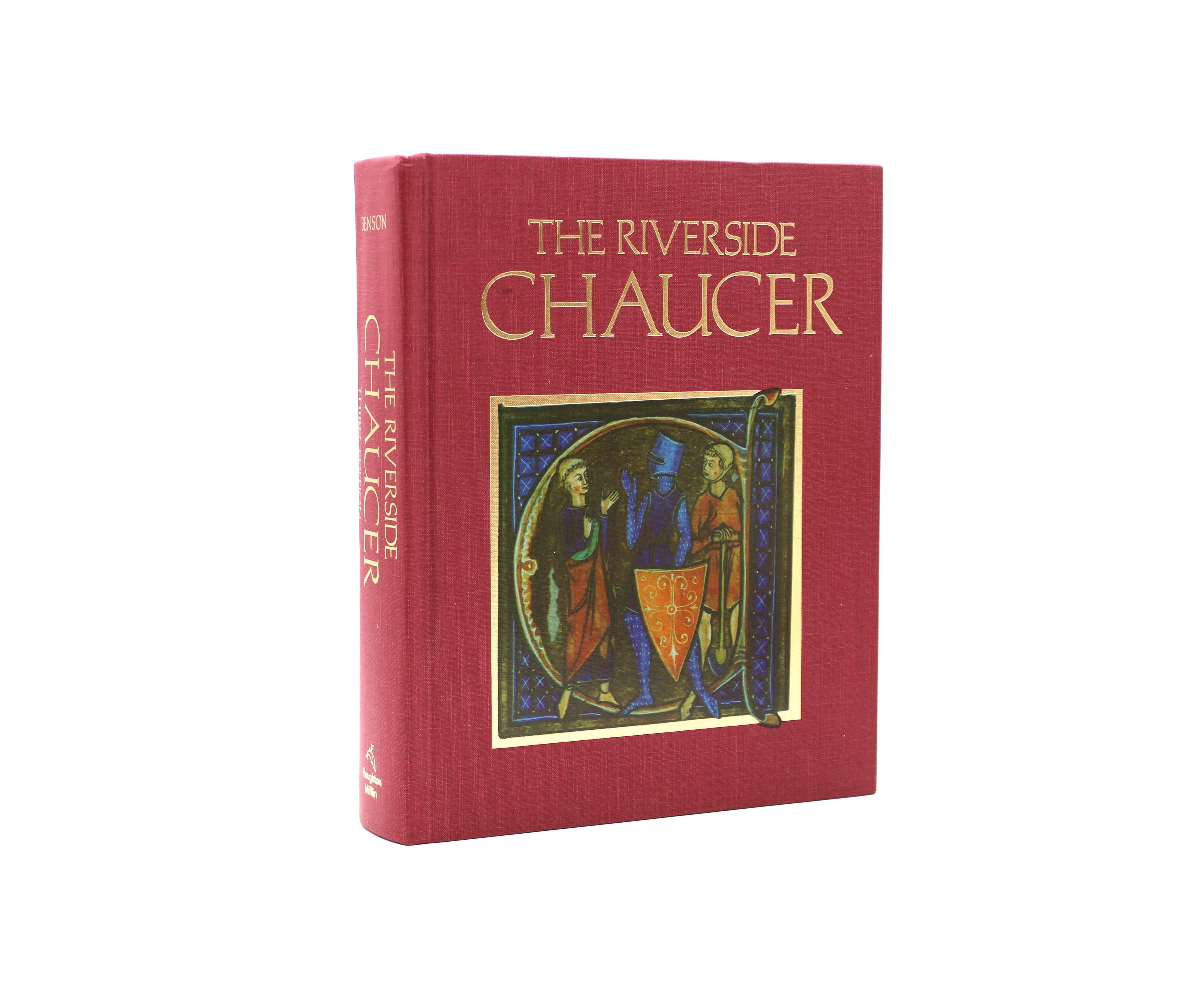 The Riverside Chaucer. By Geoffrey Chaucer. Edited by Larry D. Benson. Third Edition. Houghton Mifflin. Boston, 1987.