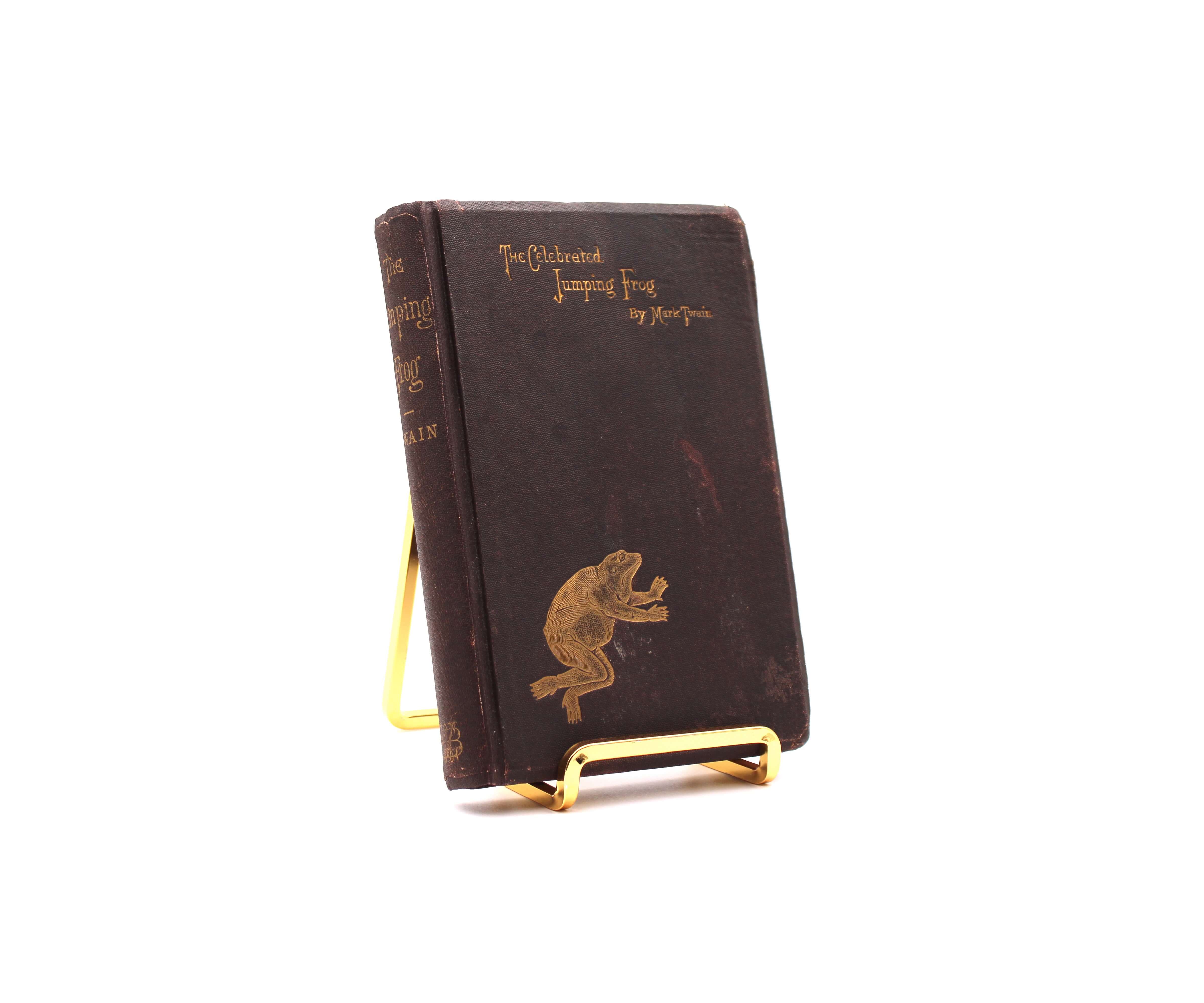 The Celebrated Jumping Frog of Calaveras County. By Mark Twain. First Edition, Second State. C.H. Webb. New York, 1867.
