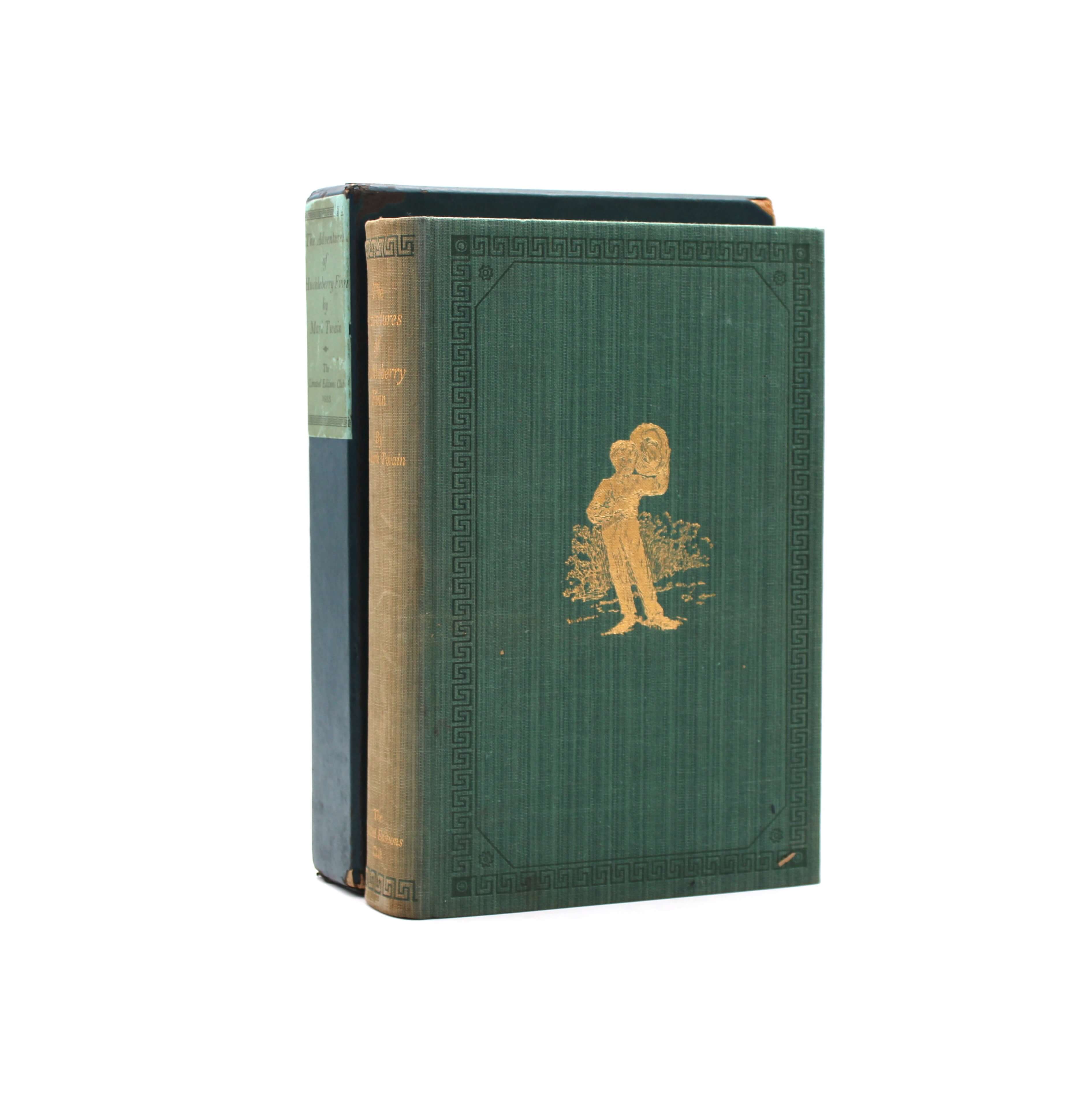 The Adventures of Huckleberry Finn. By Mark Twain. Signed by Carl P. Rollins. Signed Limited Edition. Limited Editions Club. New York, 1933.